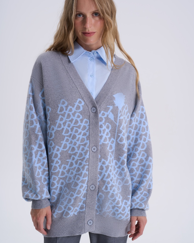 Кардиган 081341 Gray Tobeblossom