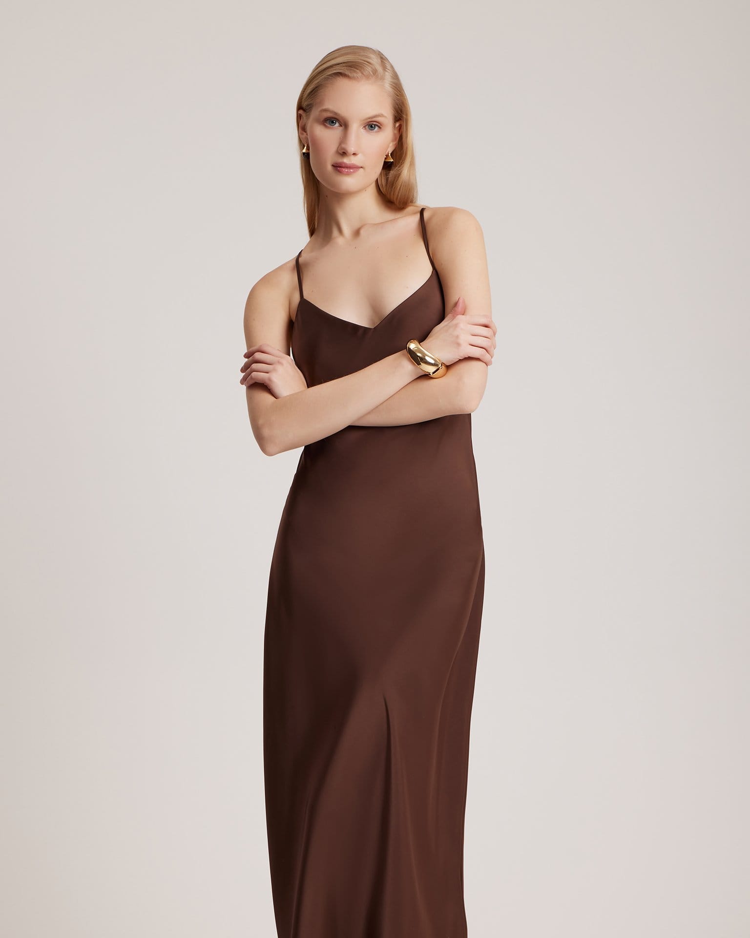 Шоколадное платье