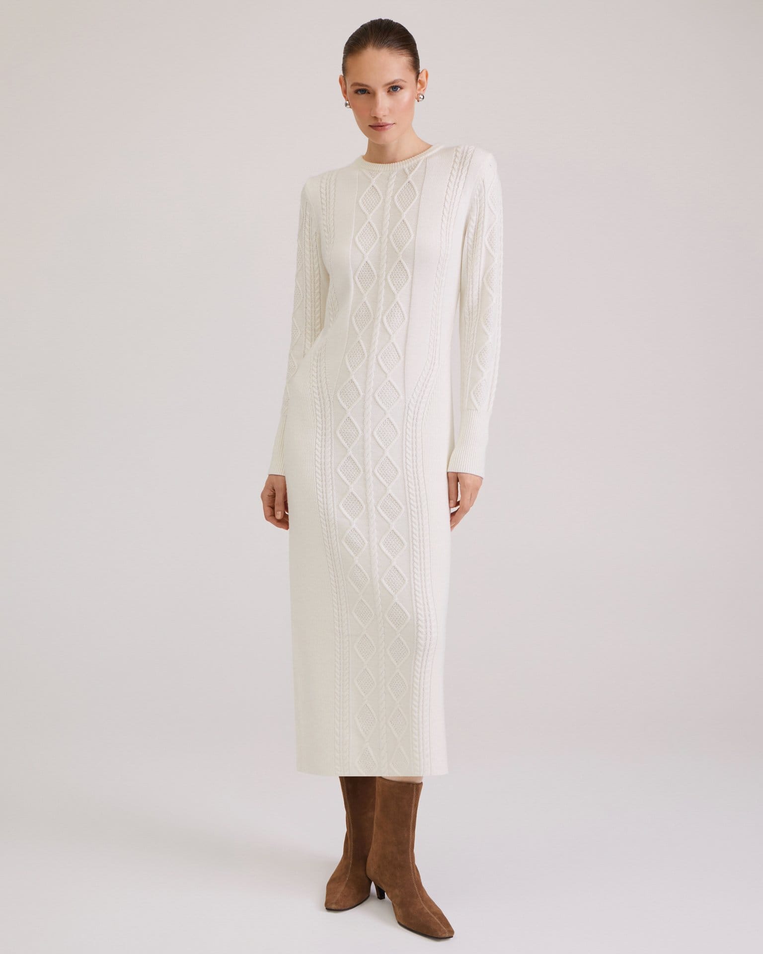Вязаное платье