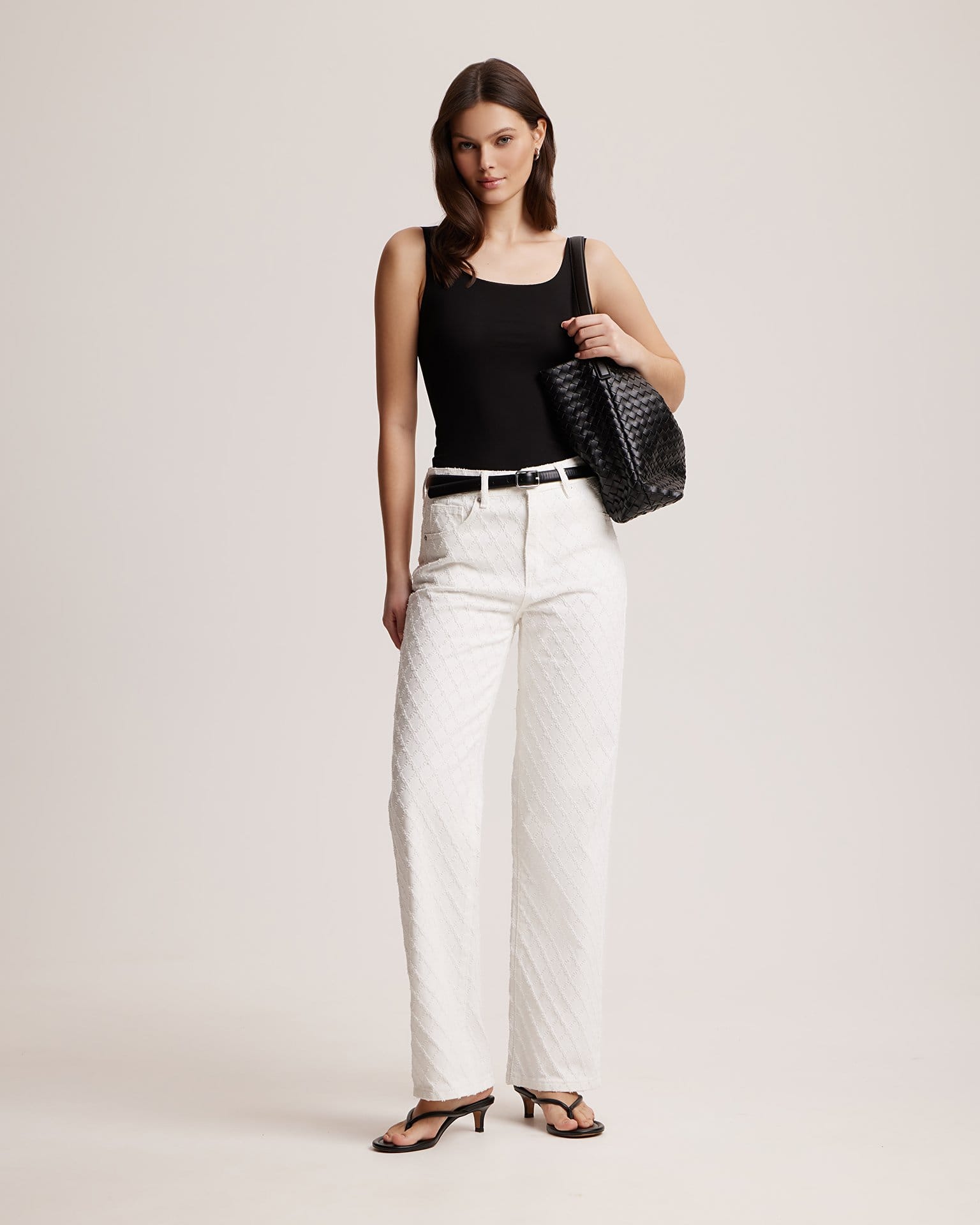 Фактурные джинсы