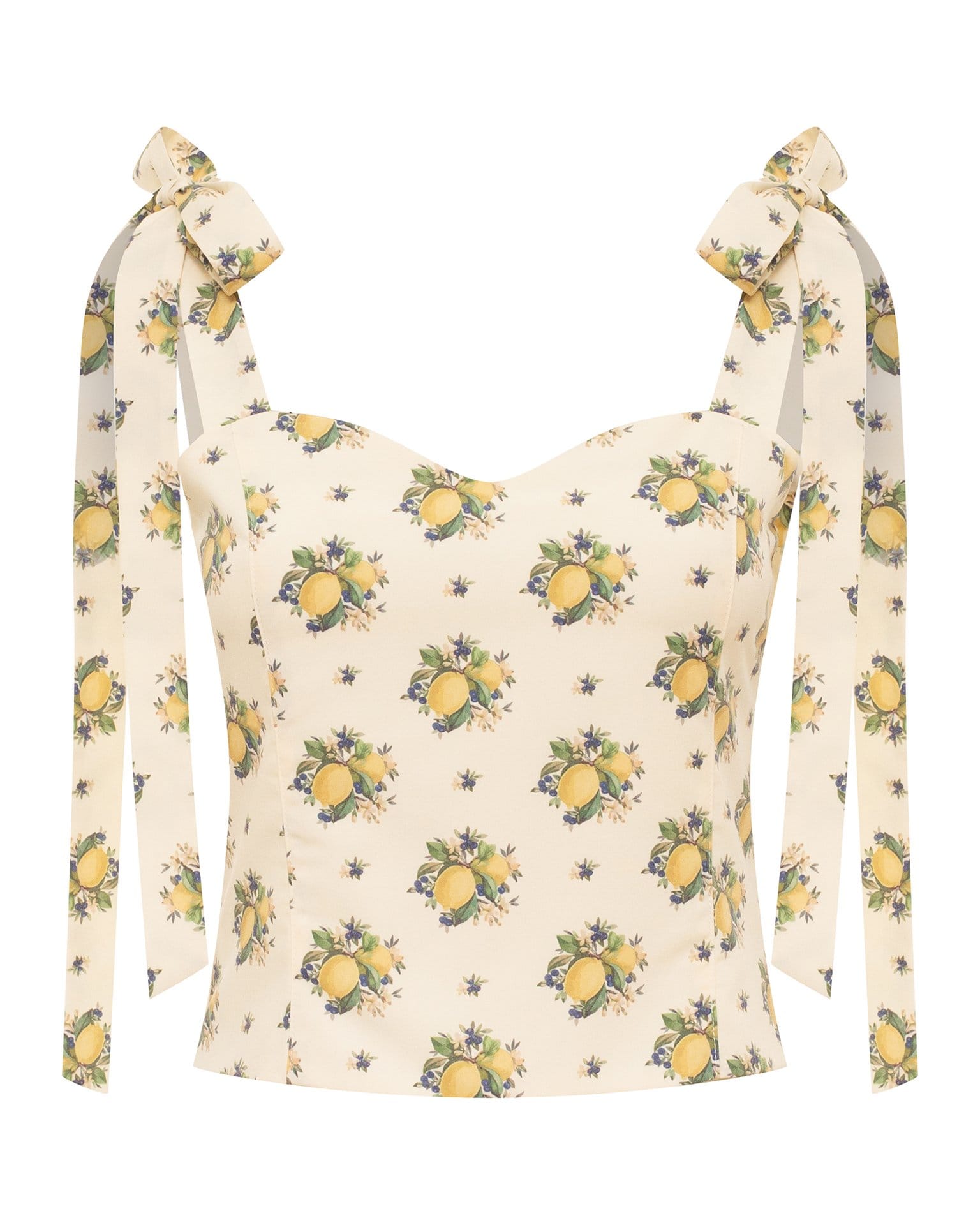 Кроп-топ с лимонами