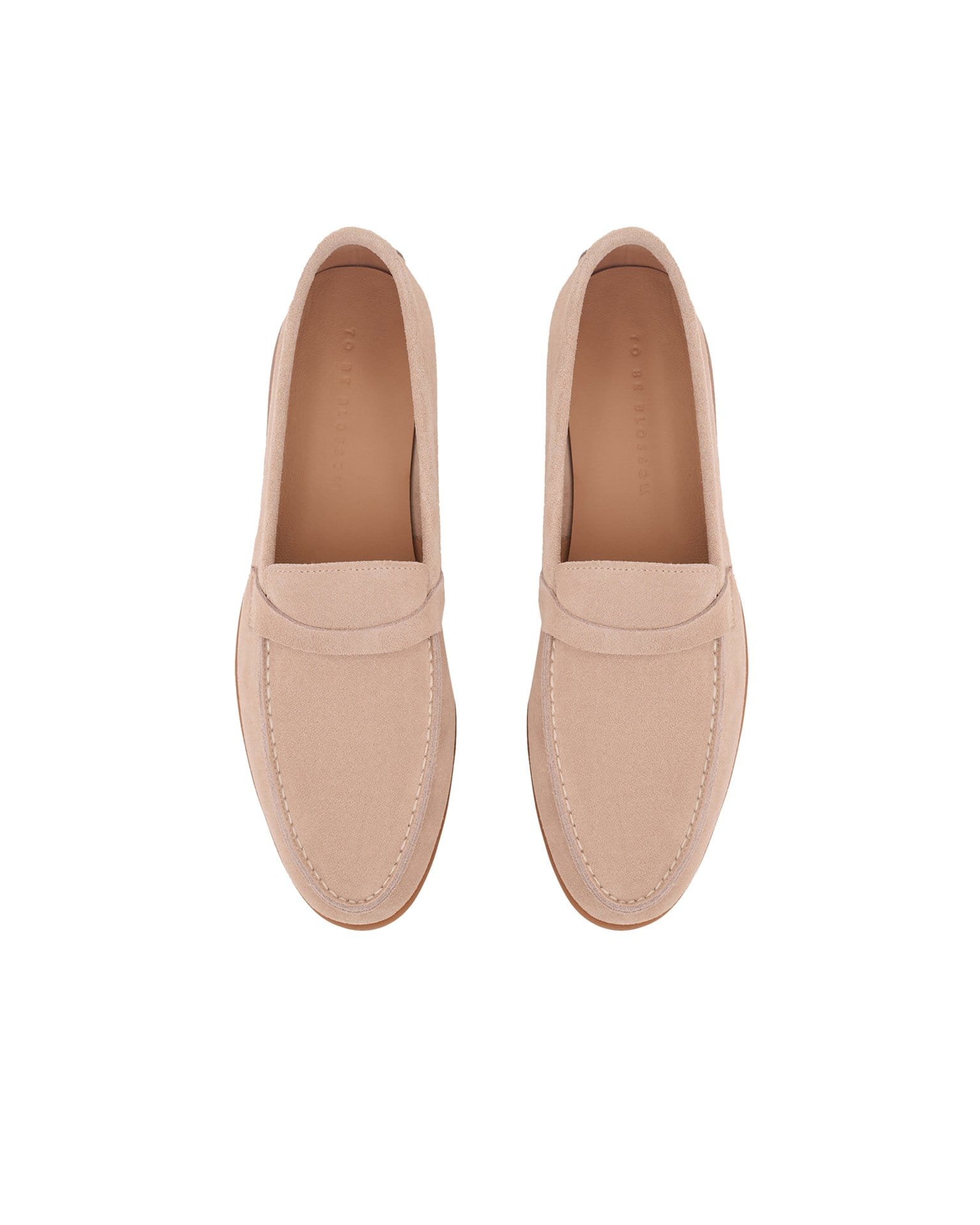 Бежевые лоферы