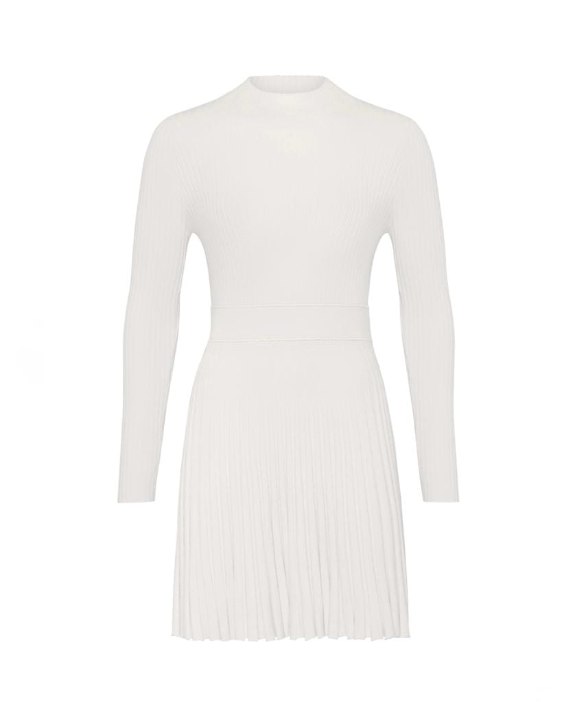 Платье с юбкой плиссе