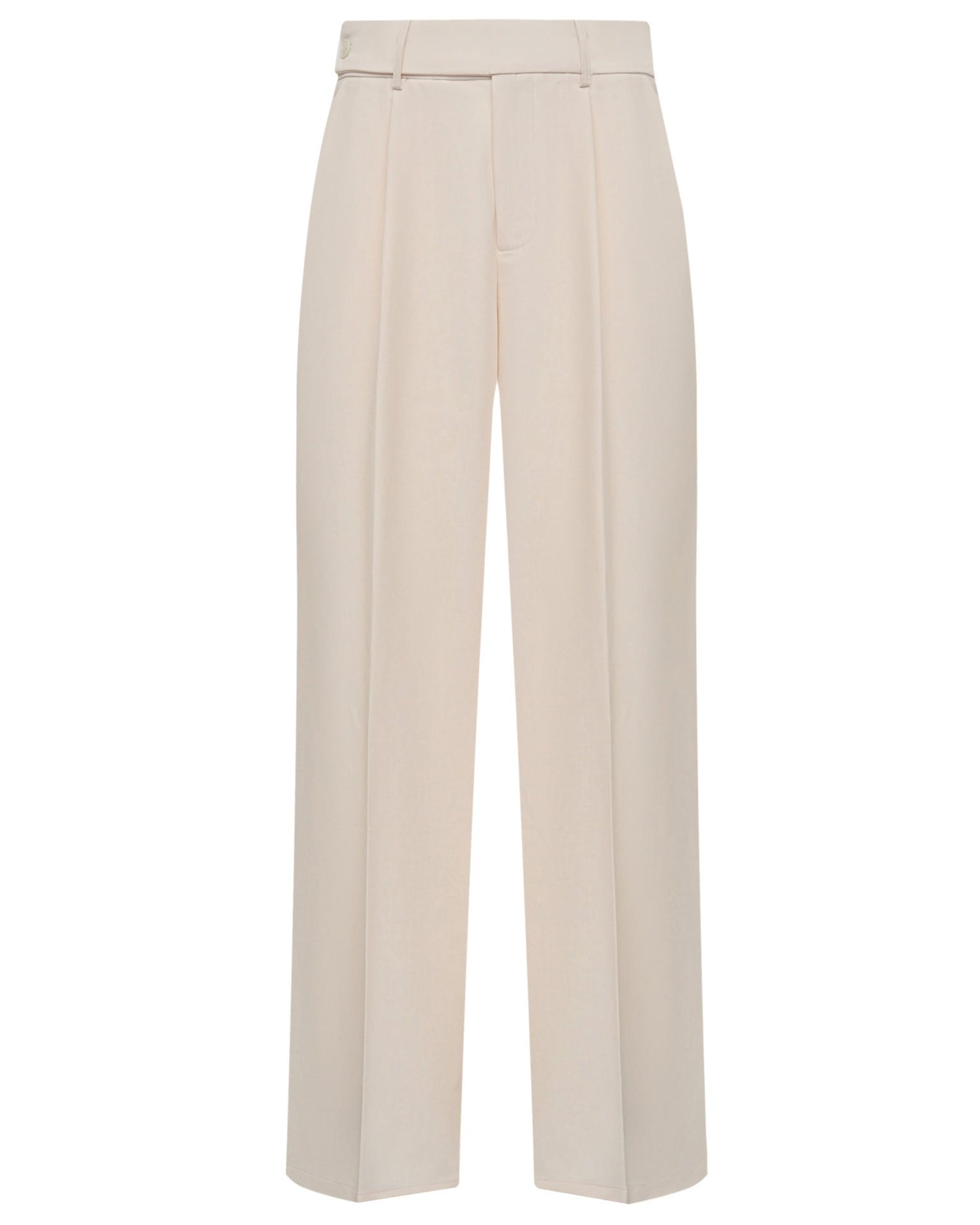 Свободные бежевые брюки