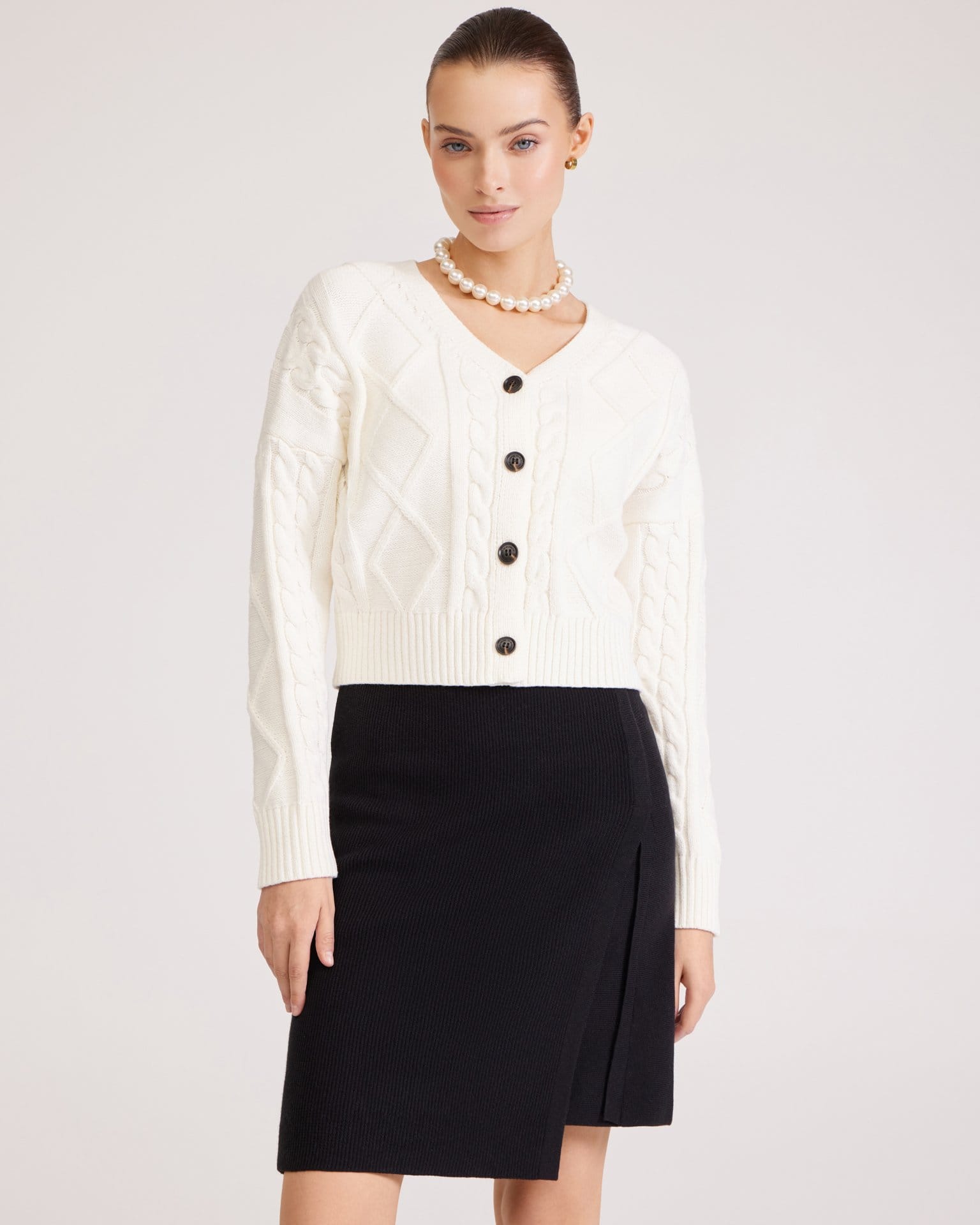 Кардиган с пуговицами