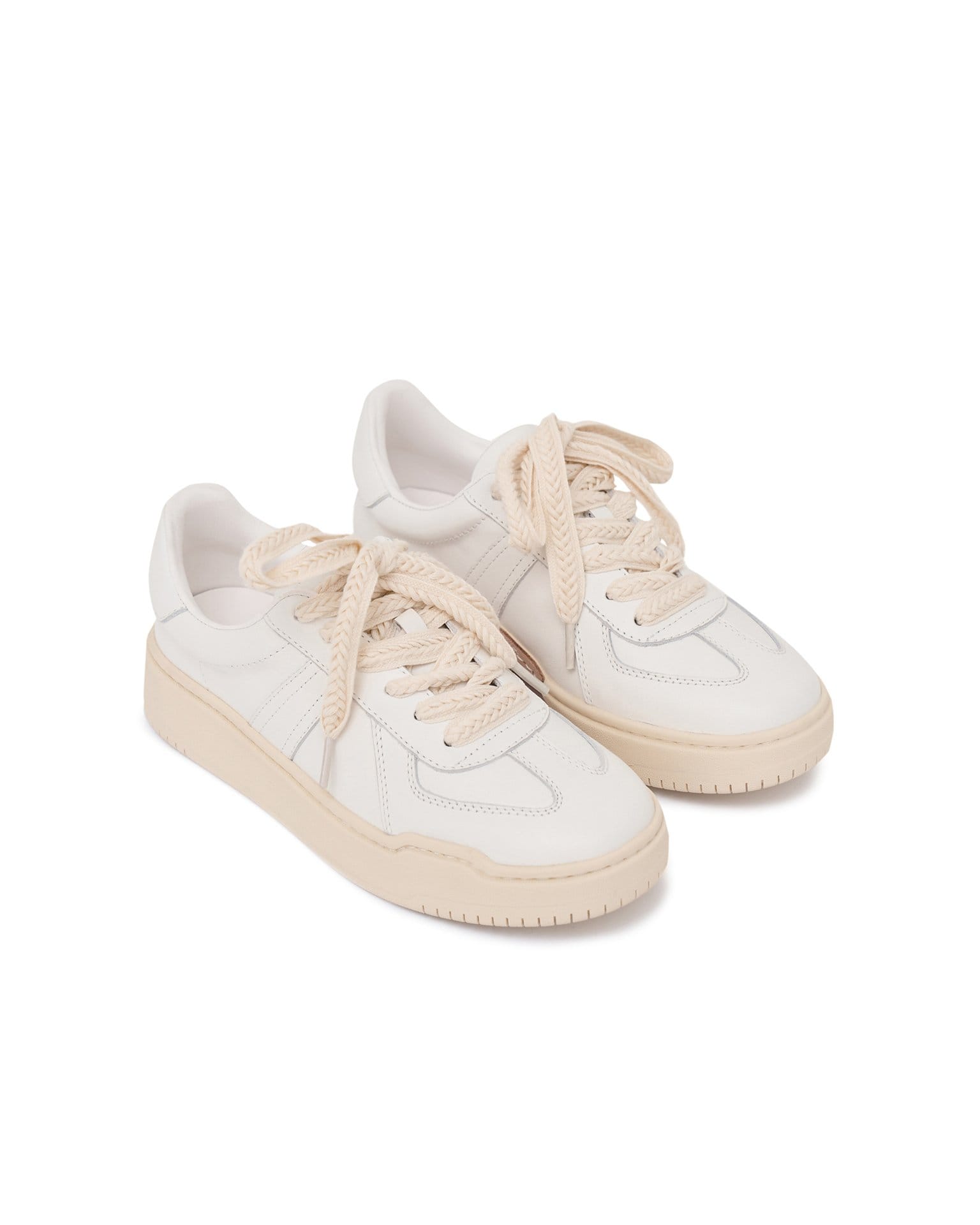 Белые кеды со вставками