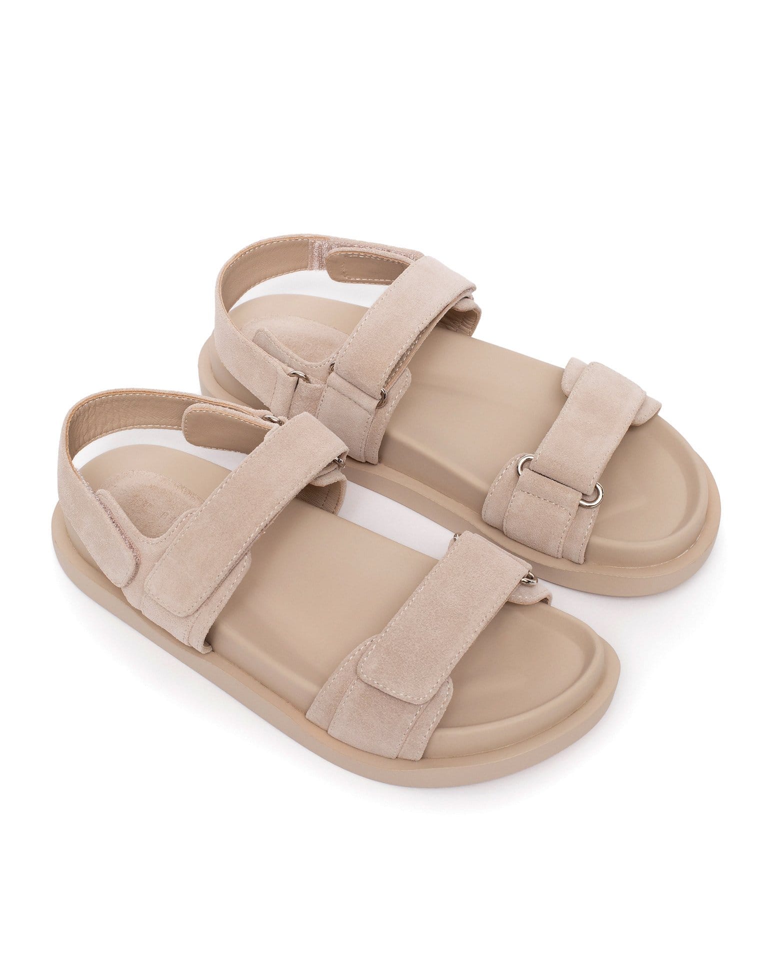 Пудровые сандалии