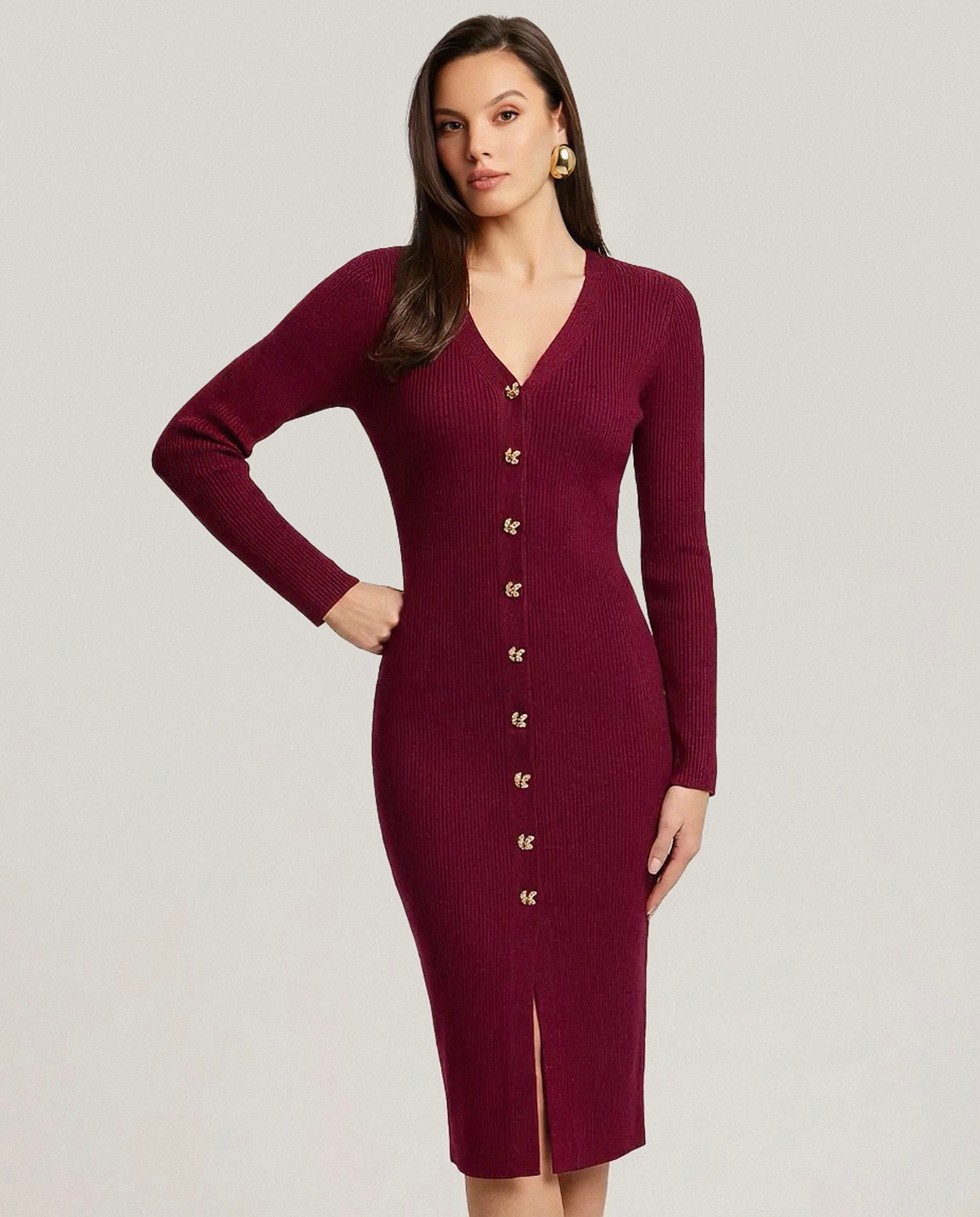 Платье из шерсти мериноса