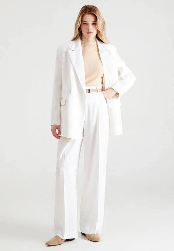 Брюки прямого кроя