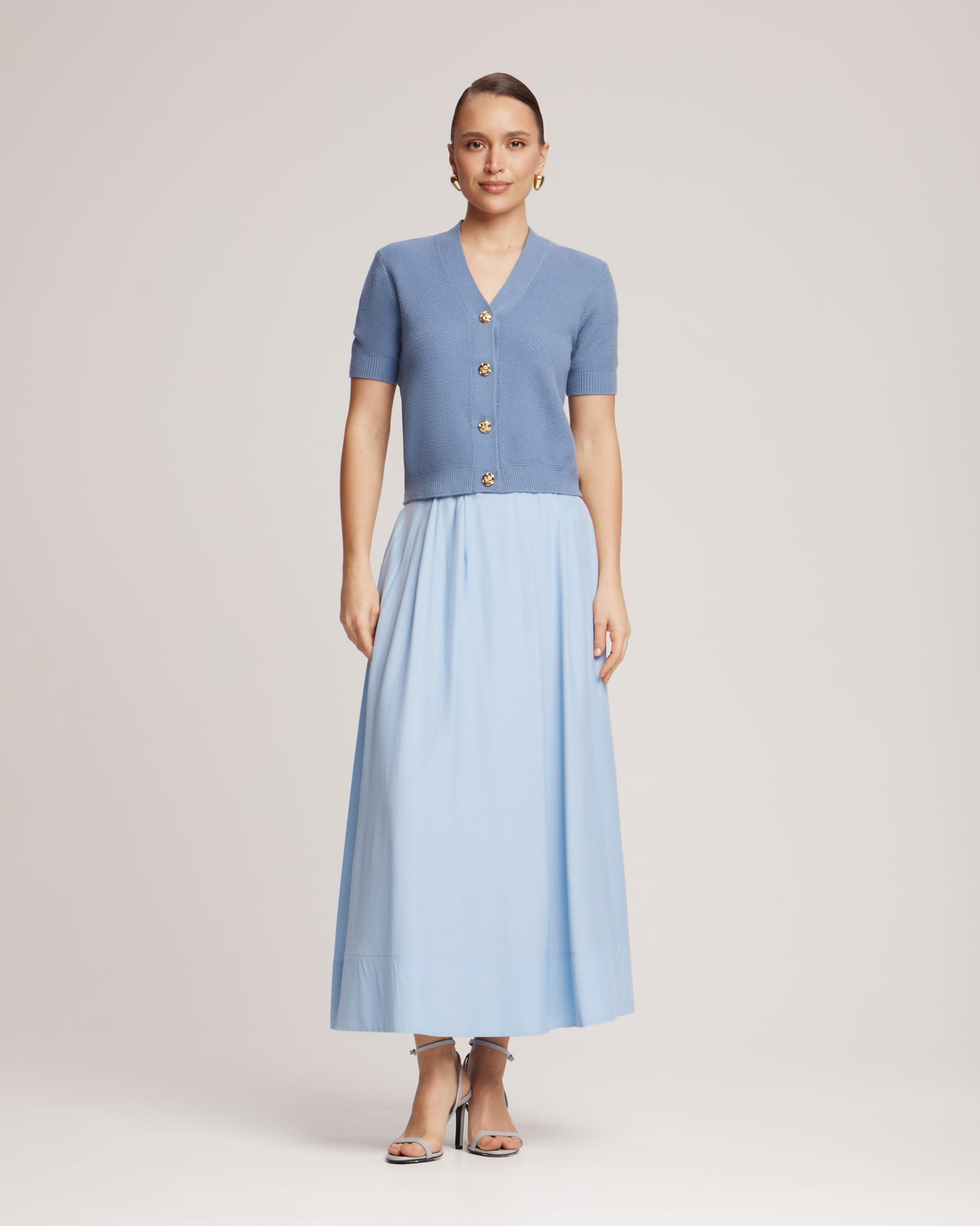 Кардиган с коротким рукавом