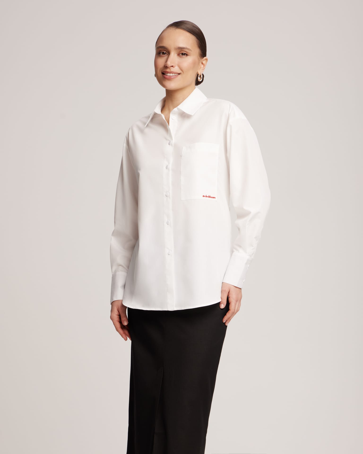 Рубашка с логотипом бренда