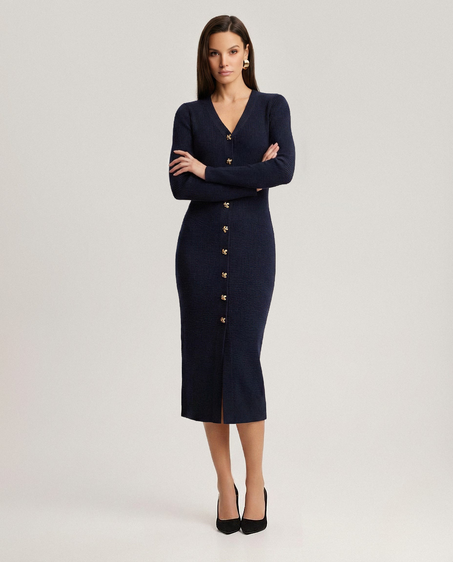 Платье из шерсти мериноса