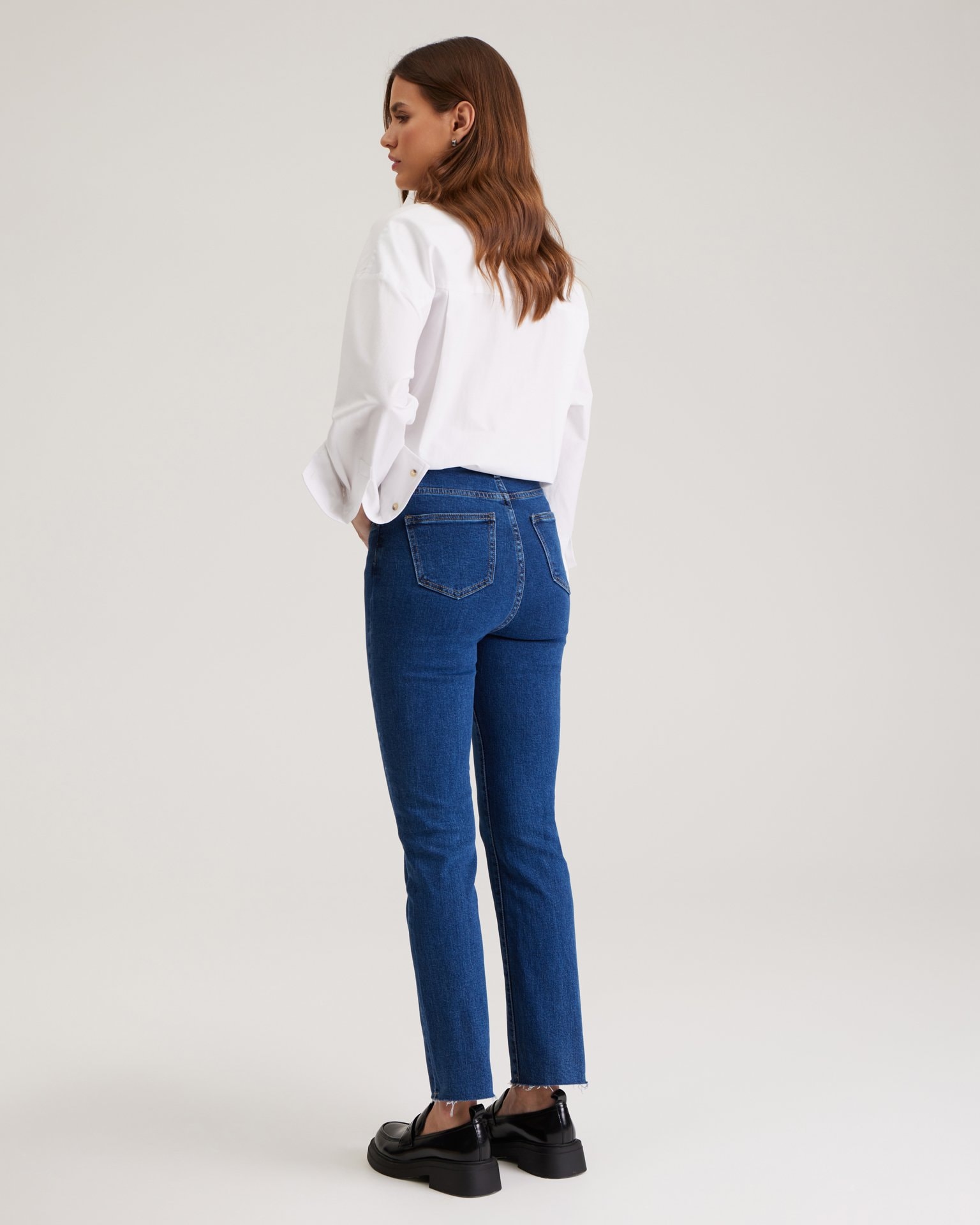 Джинсы skinny, Синий — фото 5