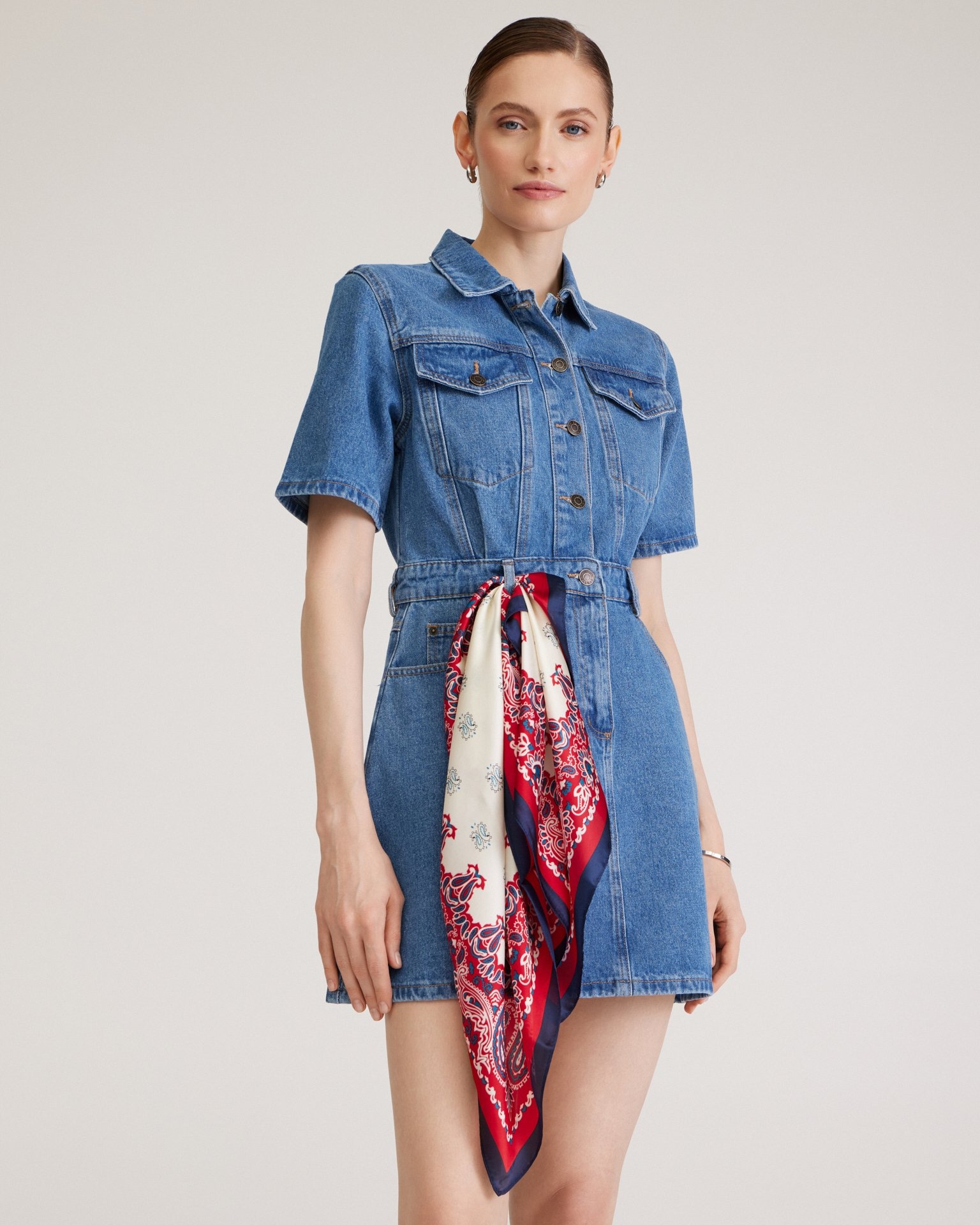 Атласный платок