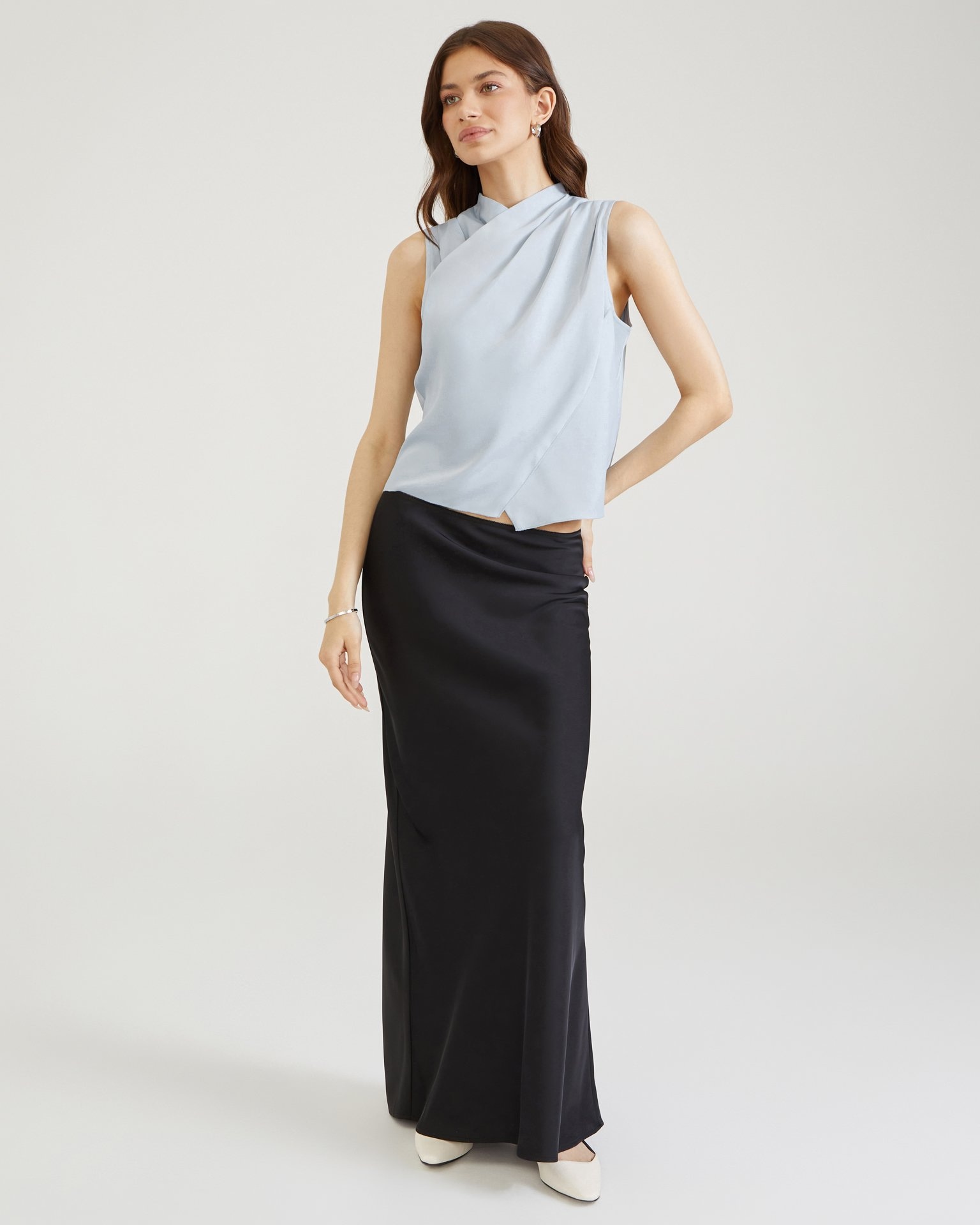 Топ с открытыми рукавами