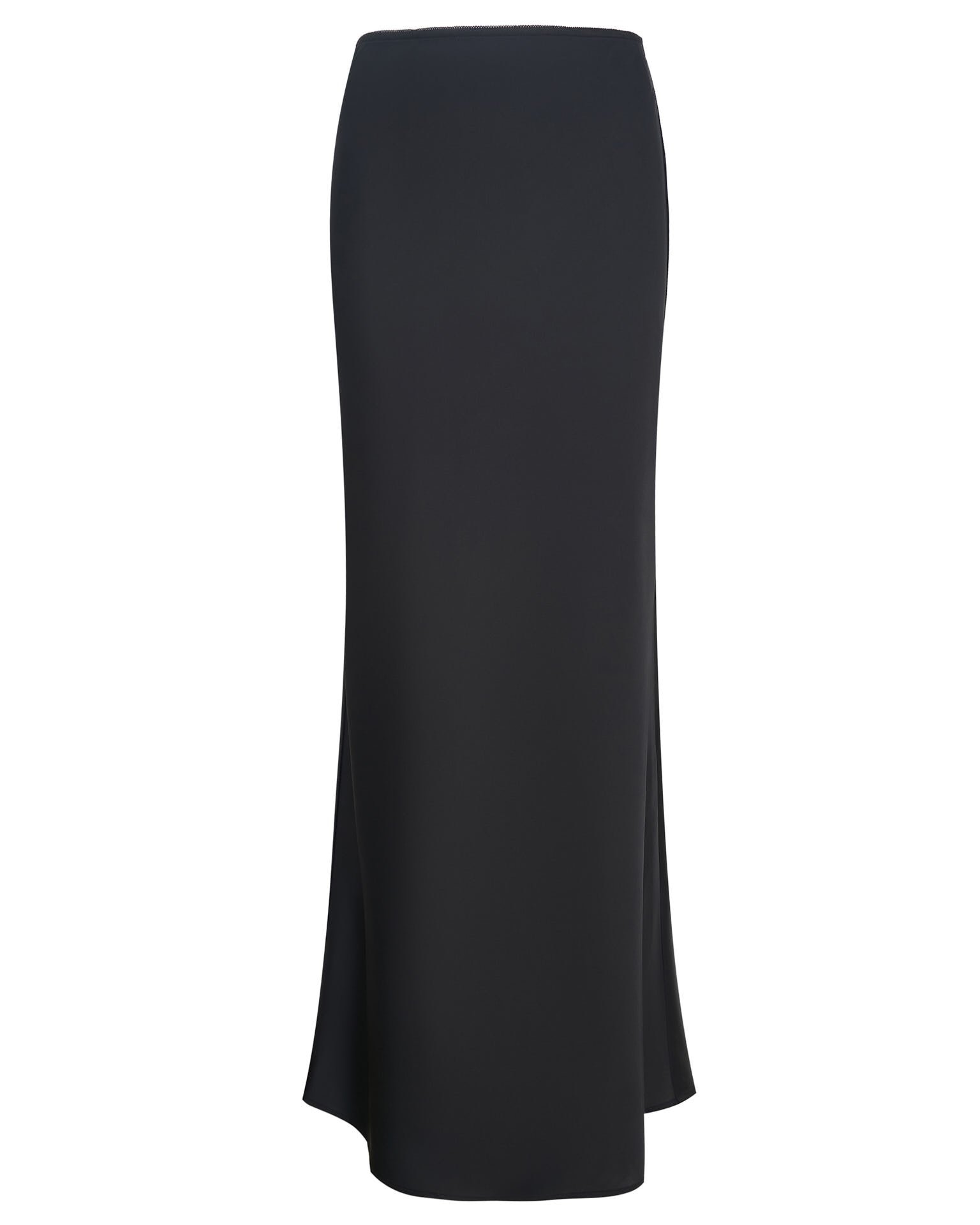 Чёрная юбка макси