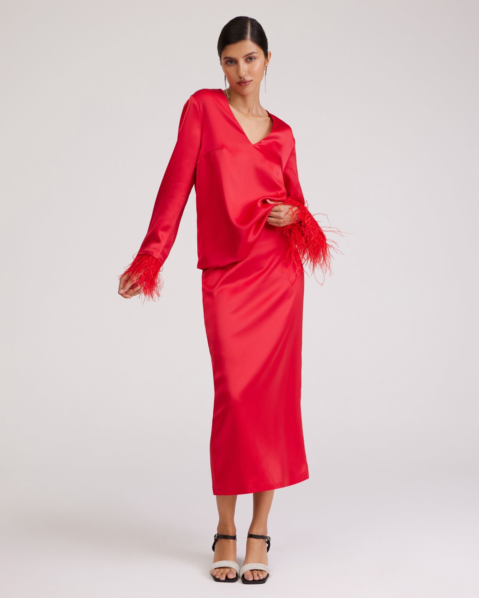 Юбка из вискозного шёлка