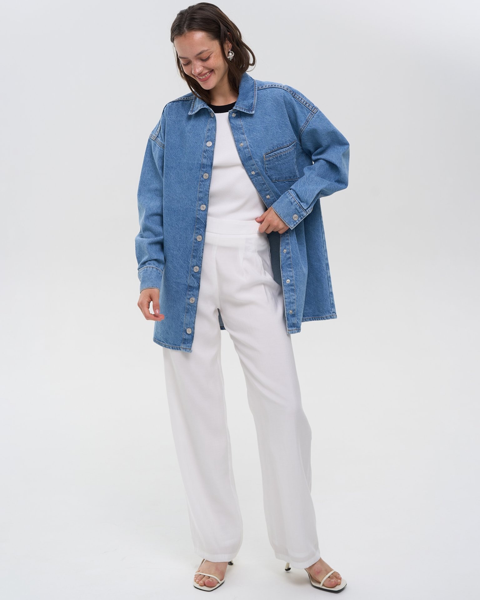 Джинсовая рубашка