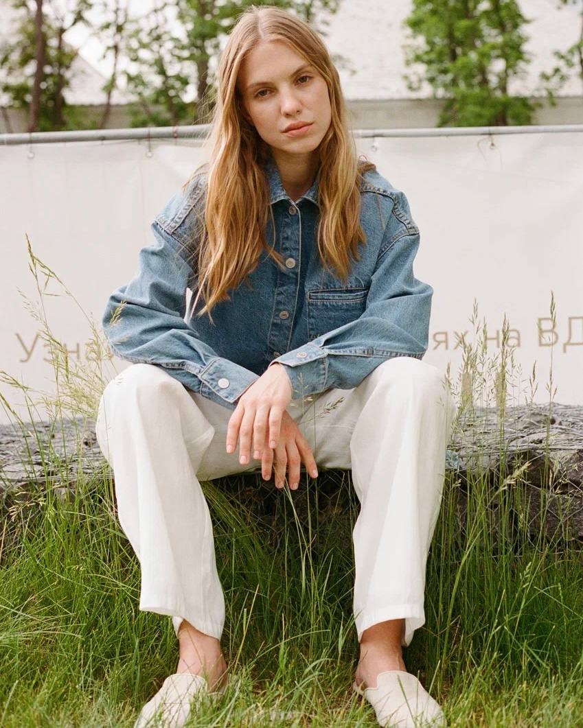 Джинсовая рубашка