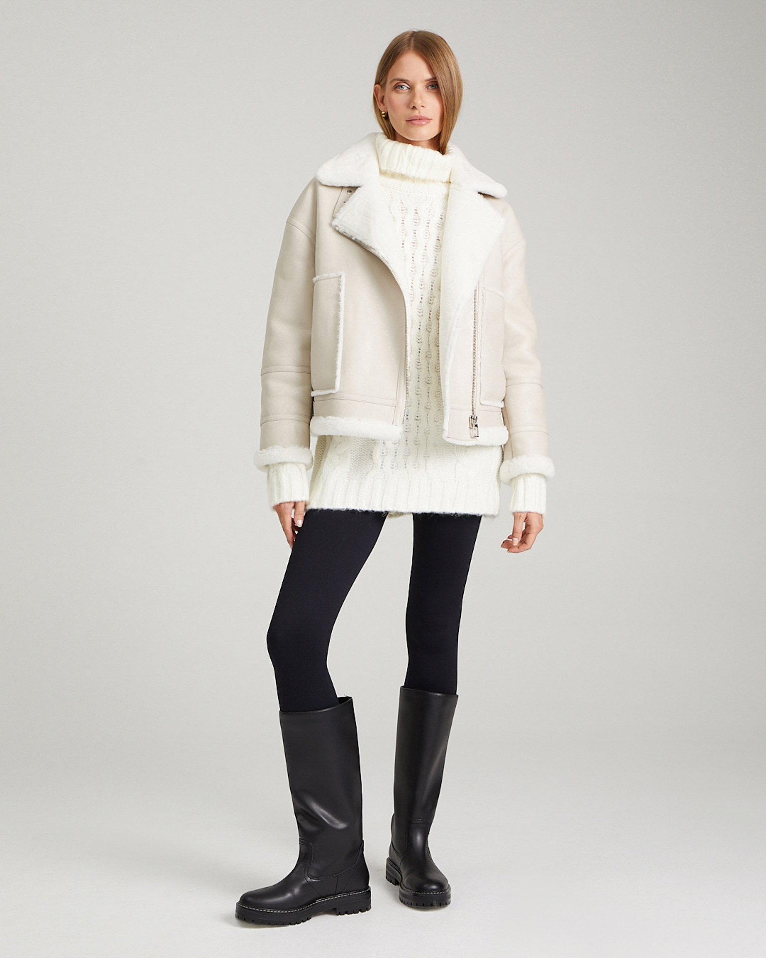 Дубленка из эко-кожи