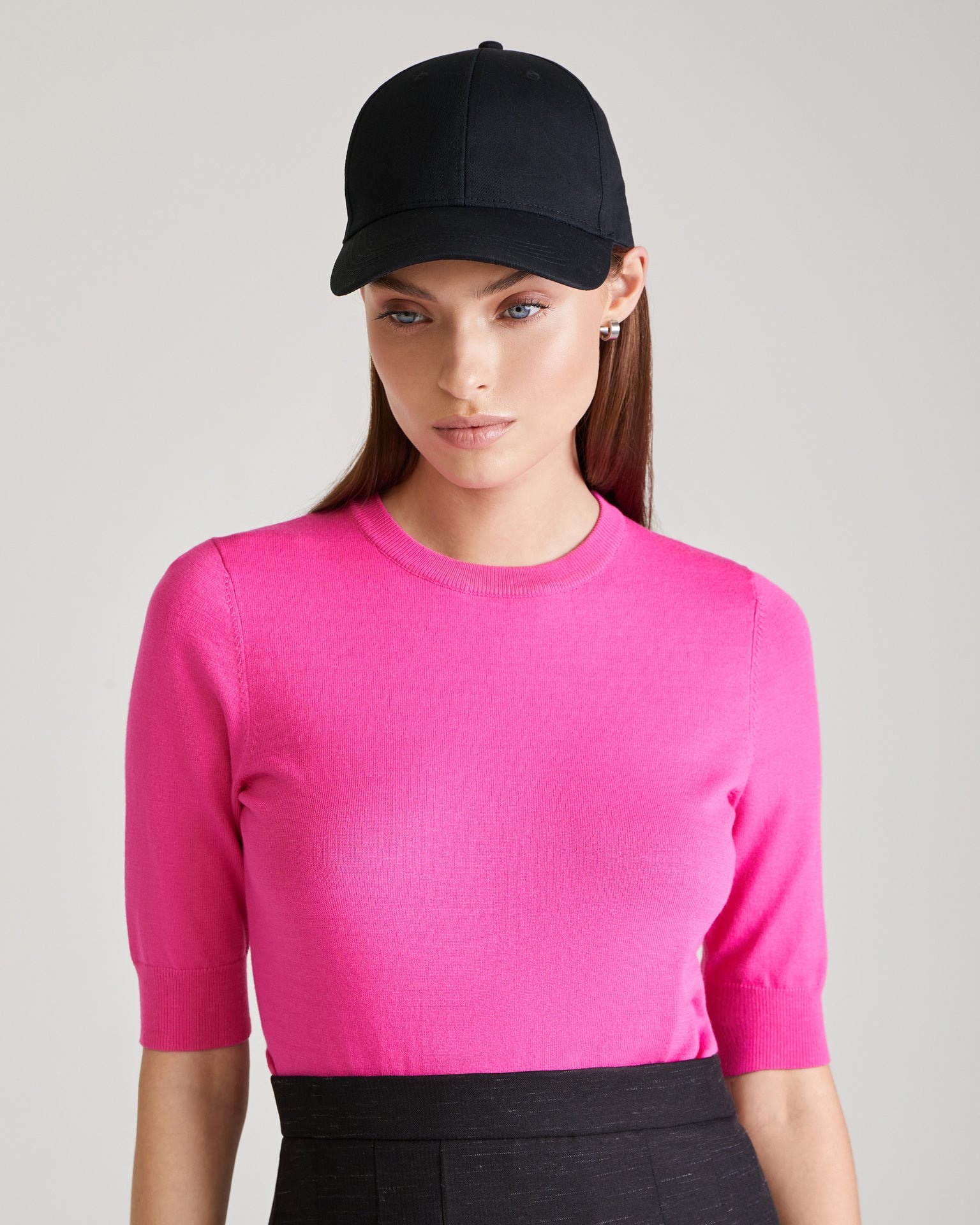 Бейсболка черного цвета