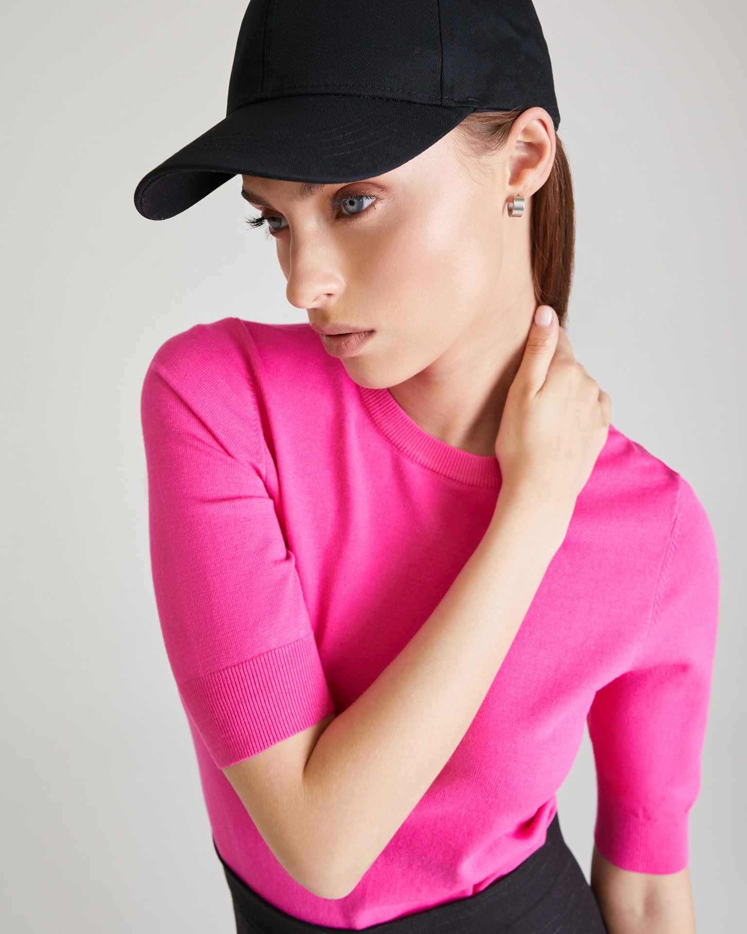 Бейсболка черного цвета