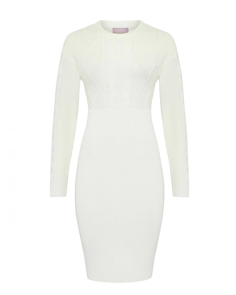 Платье-футляр из кашемира