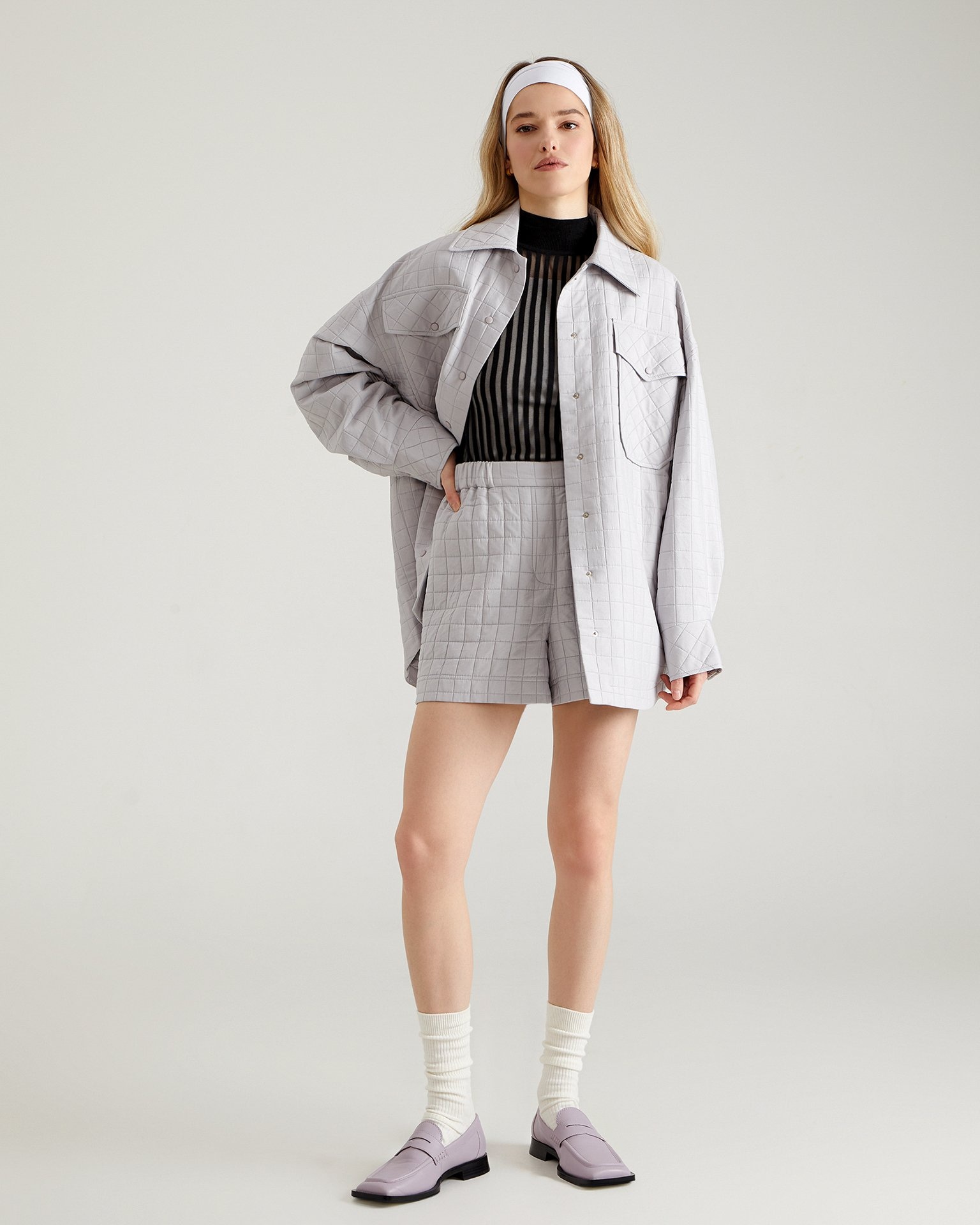 Стеганые шорты