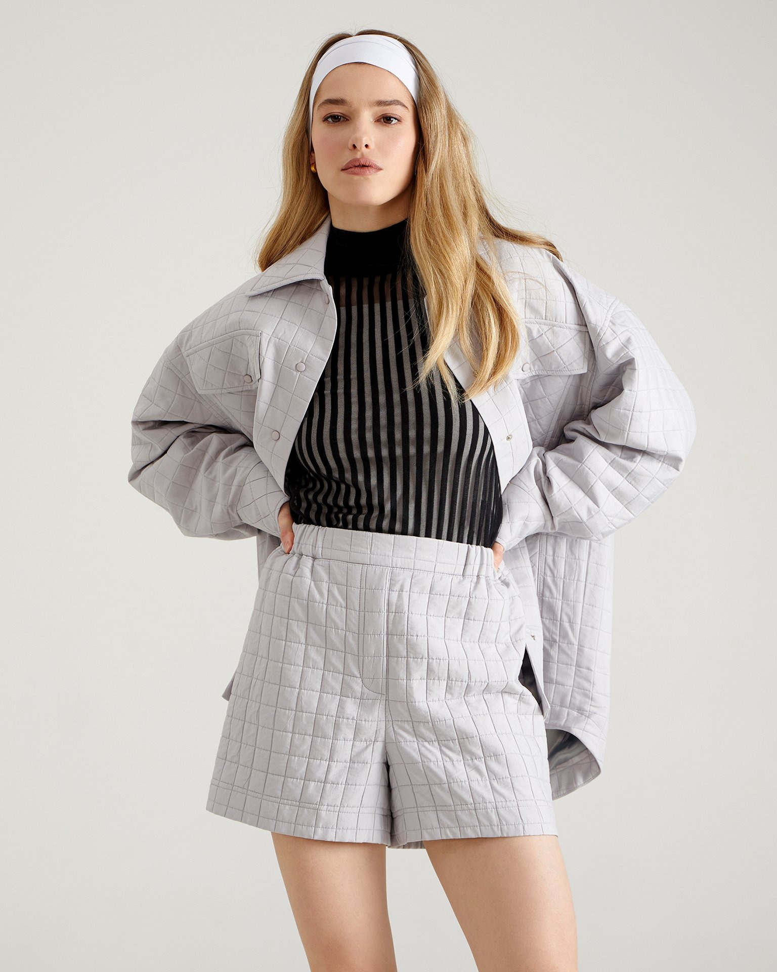 Стеганые шорты