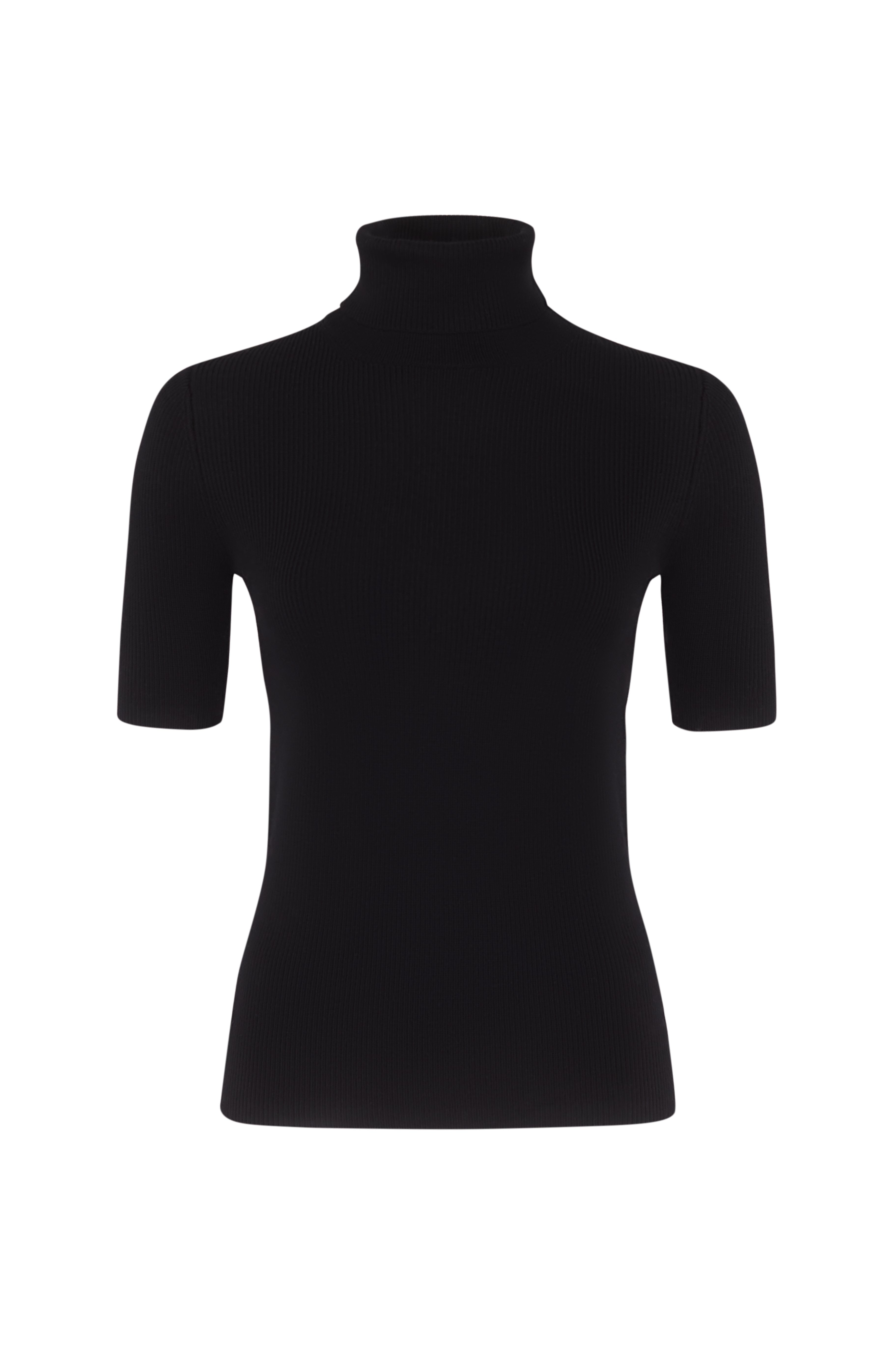 Облегающий джемпер с воротом