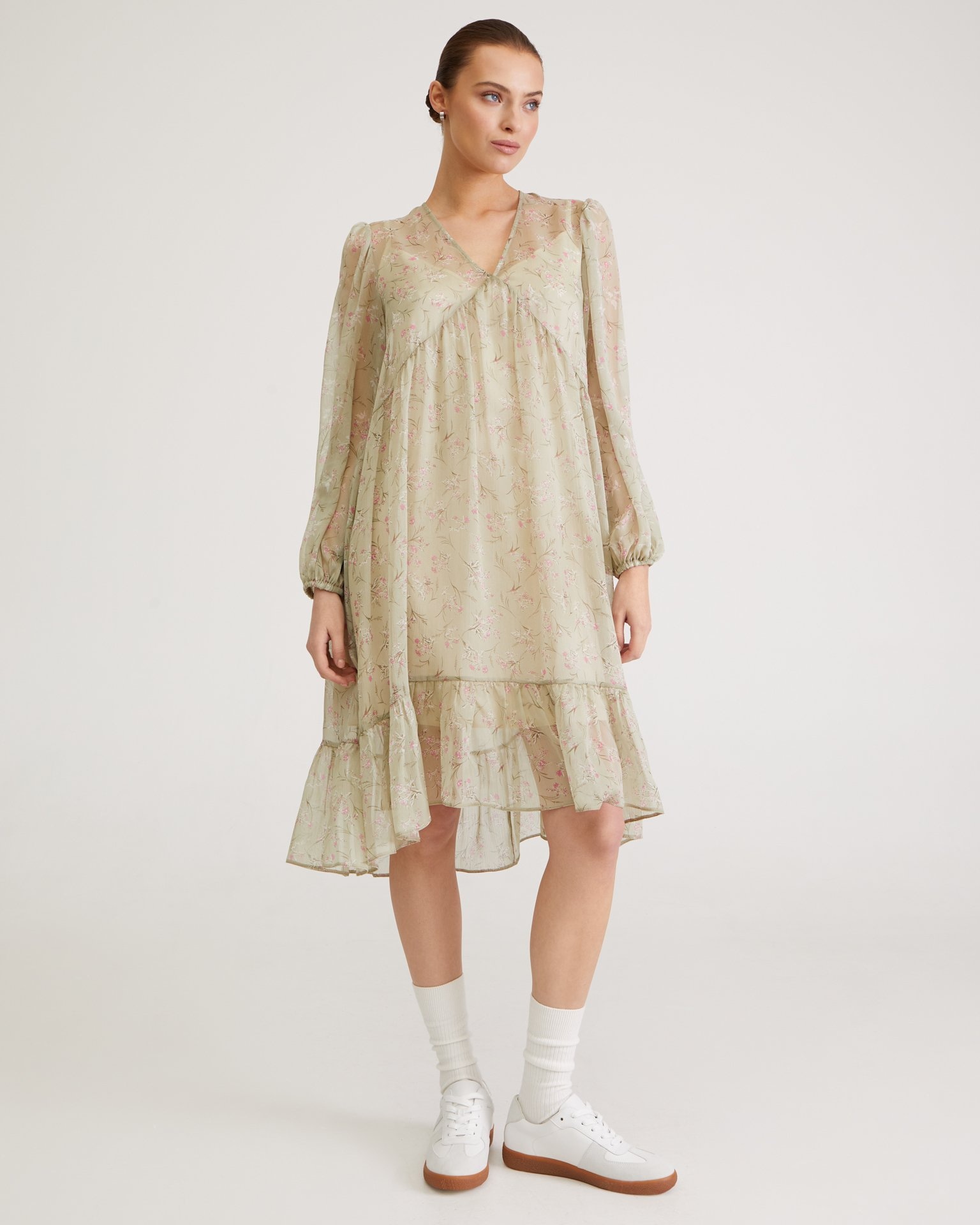 Шифоновое платье