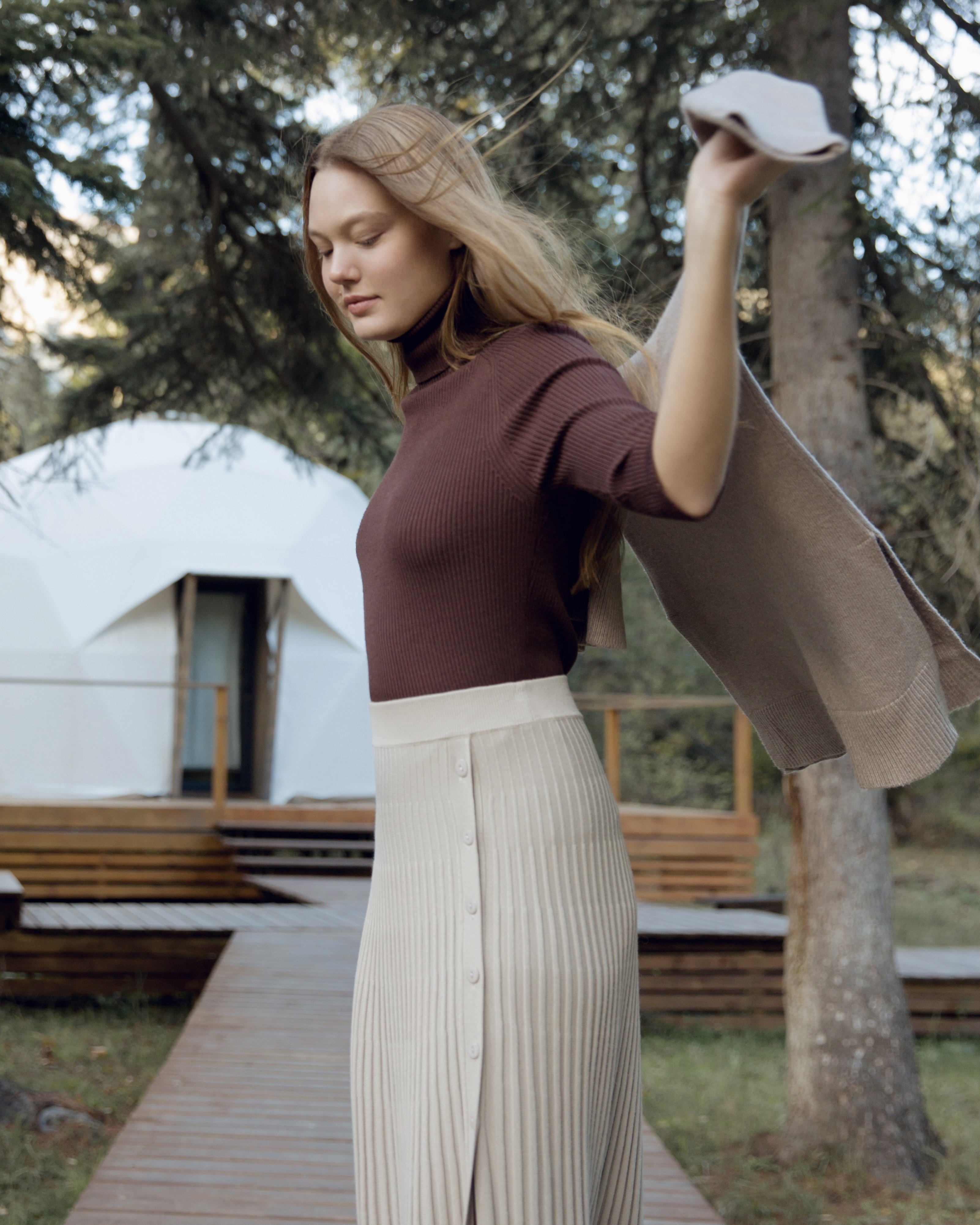 Джемпер с рукавами ¾