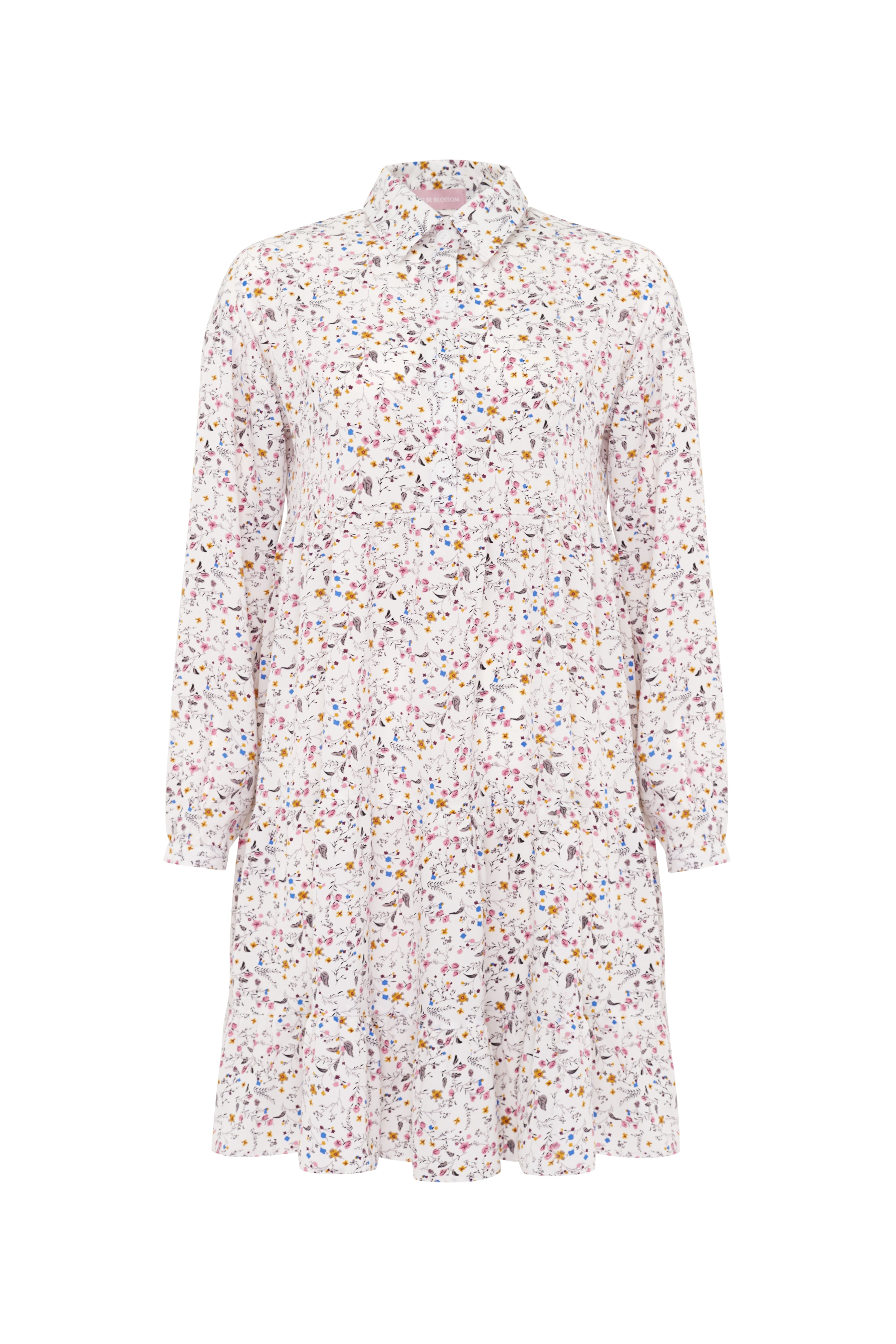 Платье мини из вискозы