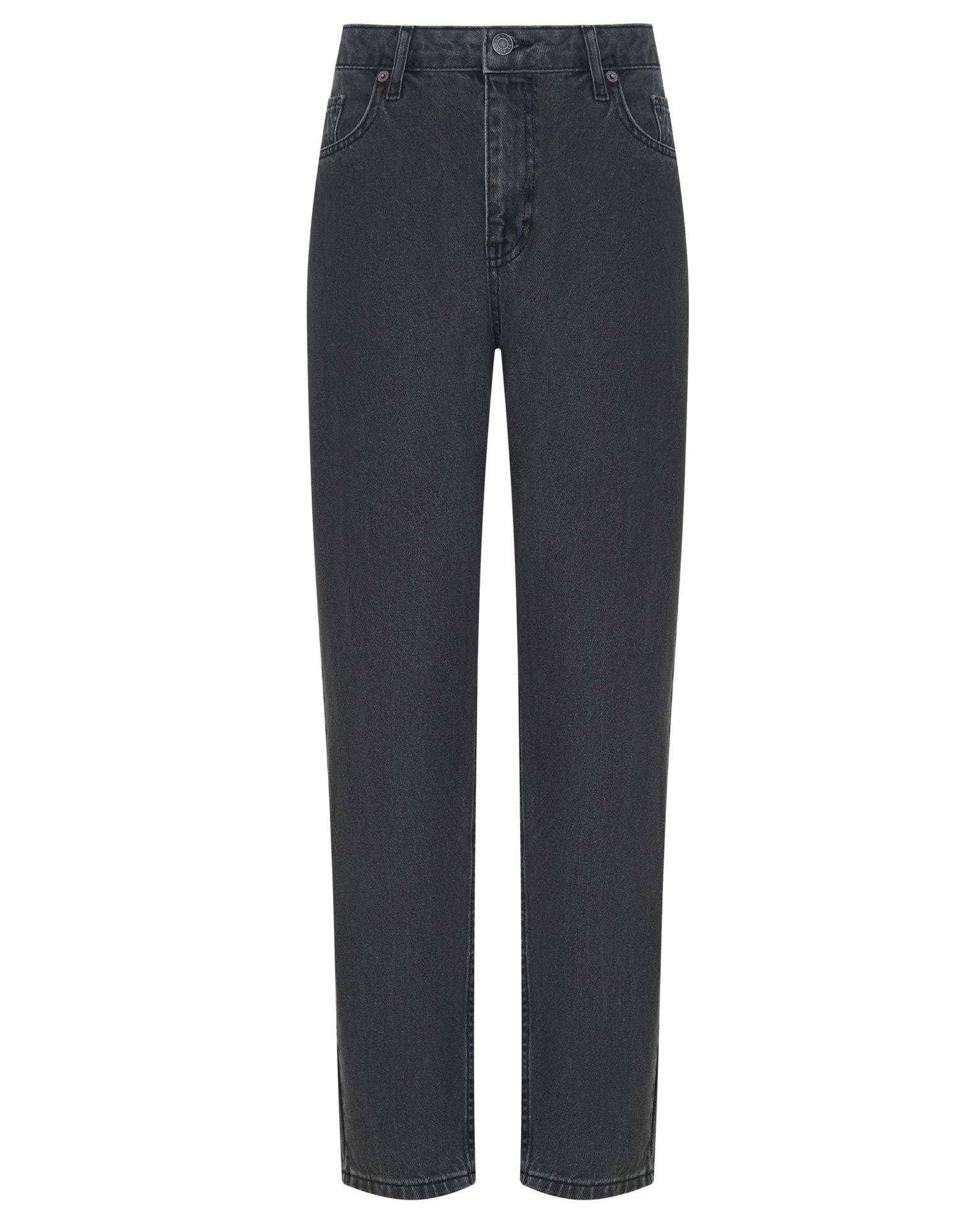 Светло-серые джинсы mom