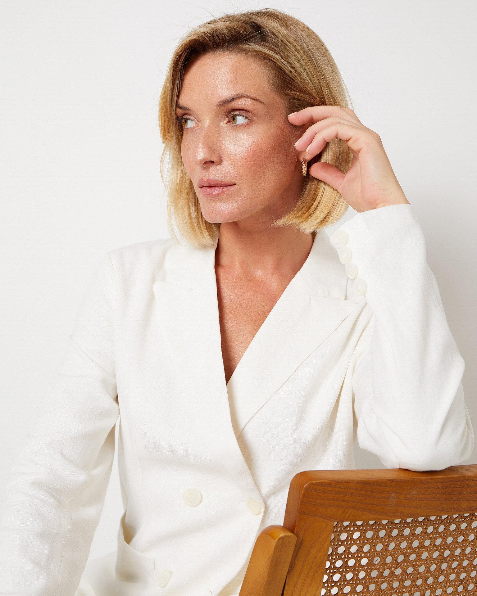 Жакет с накладными карманами