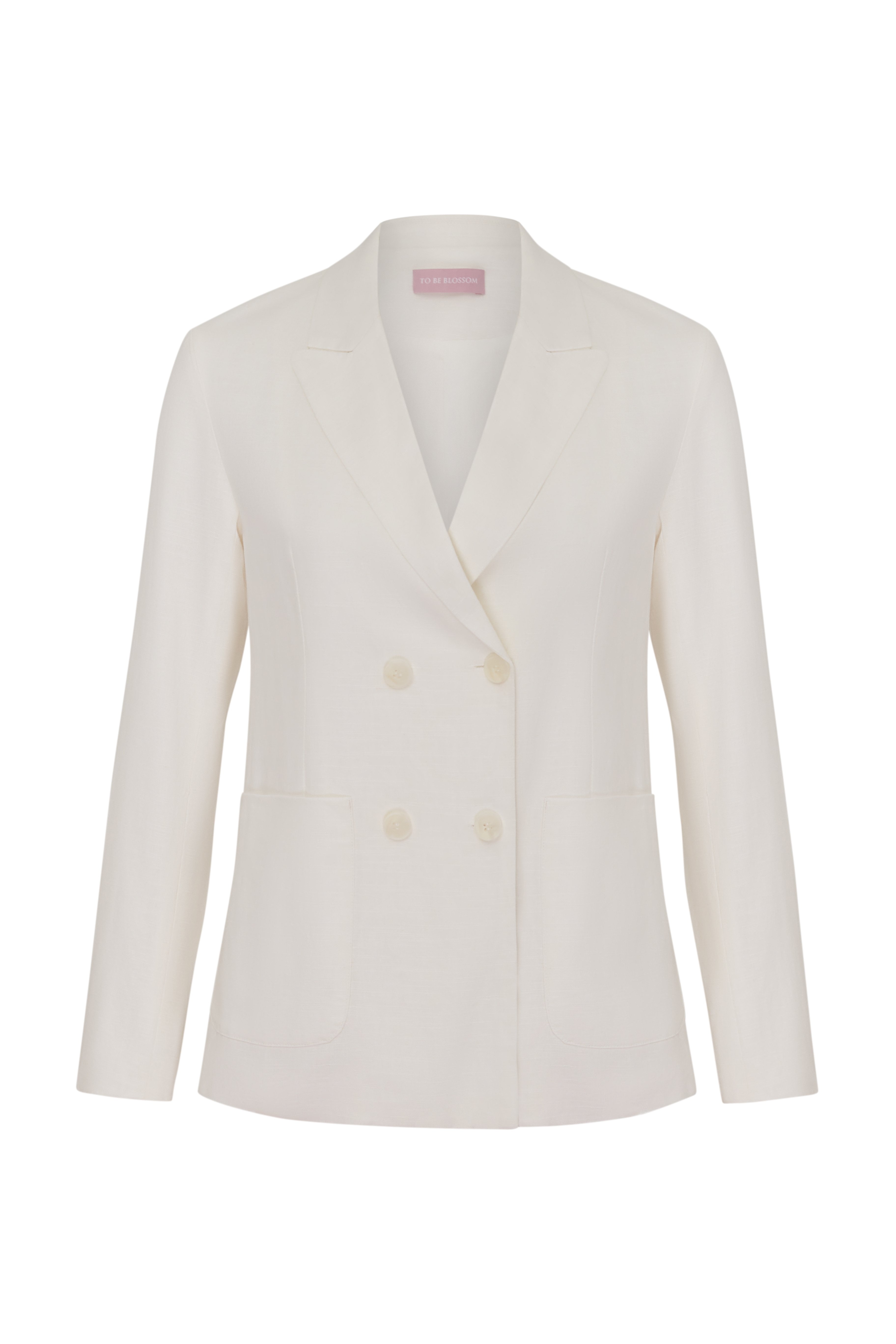 Жакет с накладными карманами