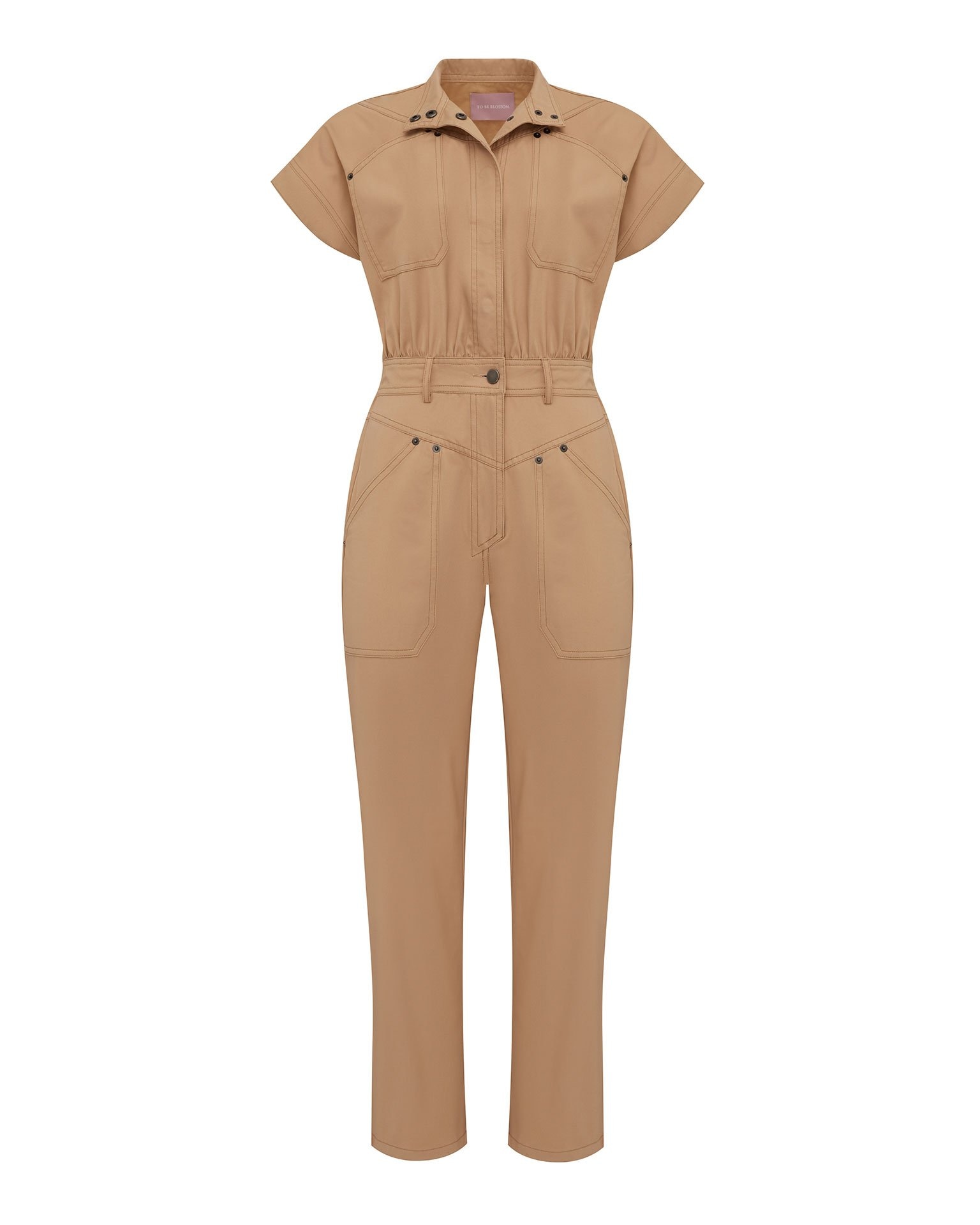 Комбинезон с короткими рукавами