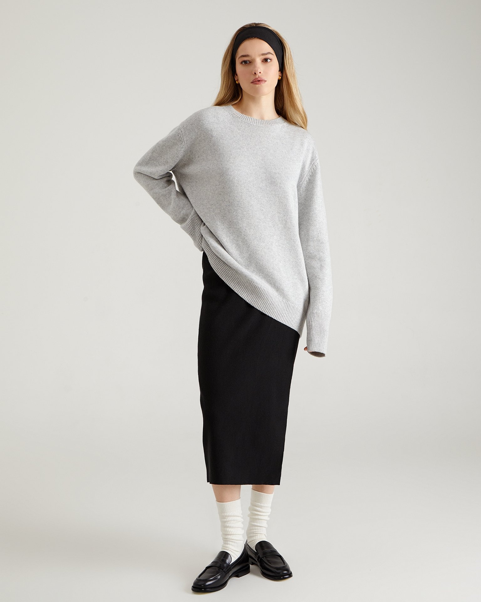 Юбка на запах в черном цвете