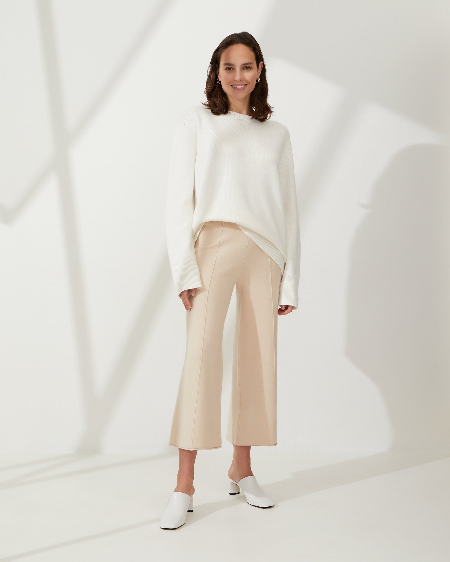 Брюки с высокой посадкой