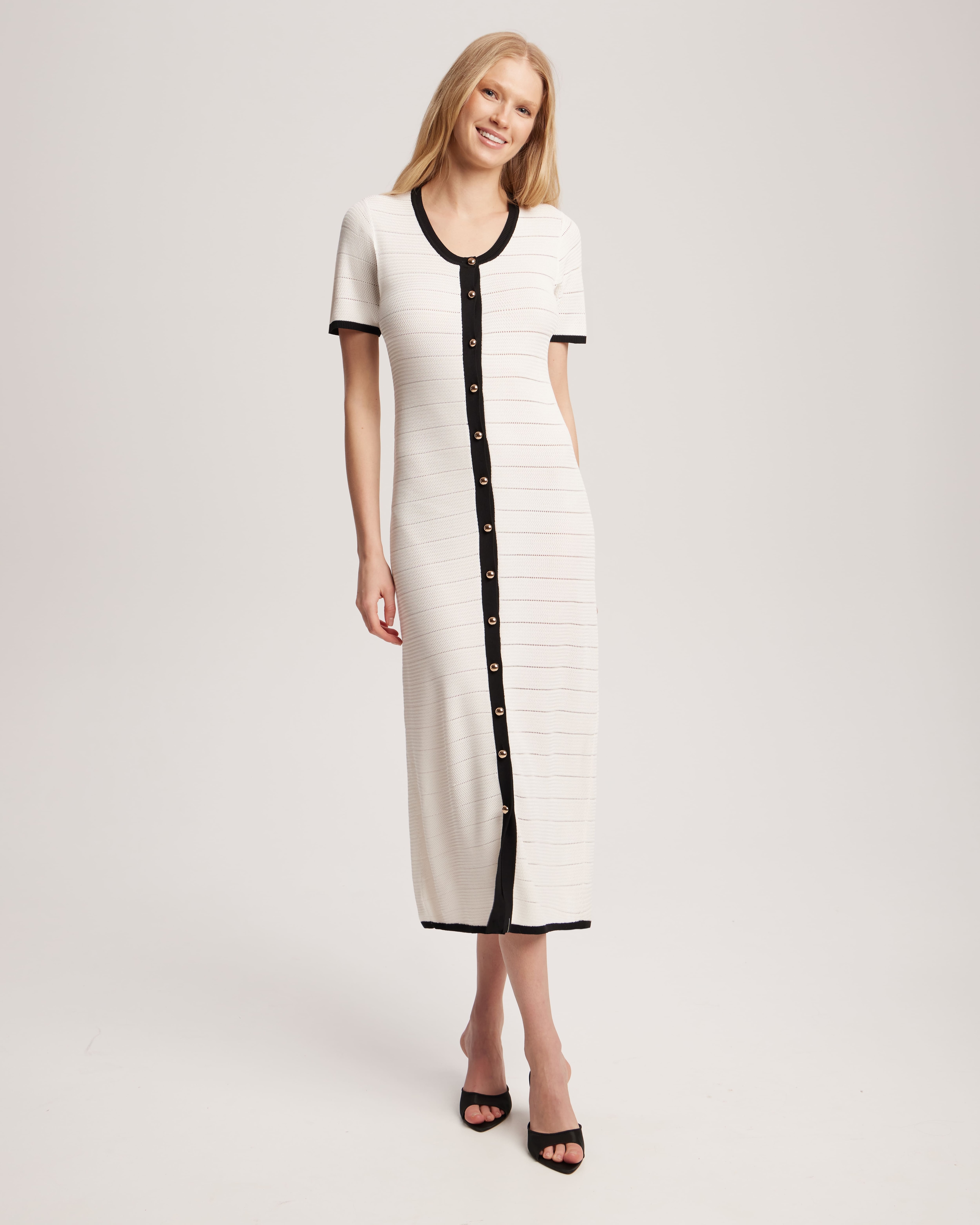 Трикотажное платье миди 