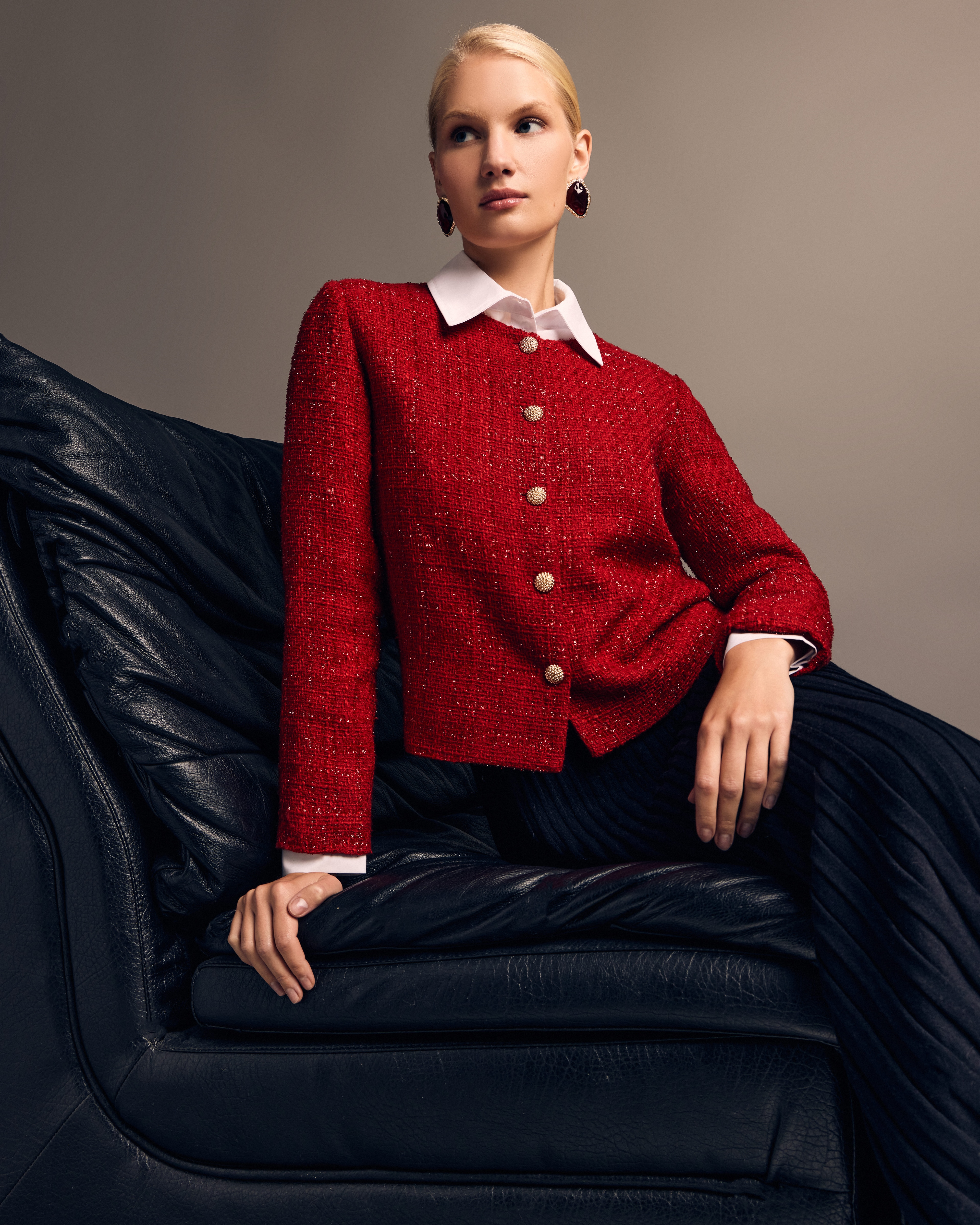 Твидовый жакет