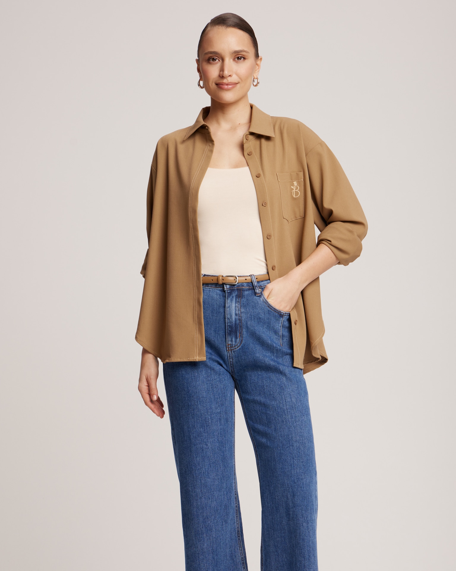 Расклешенные джинсы