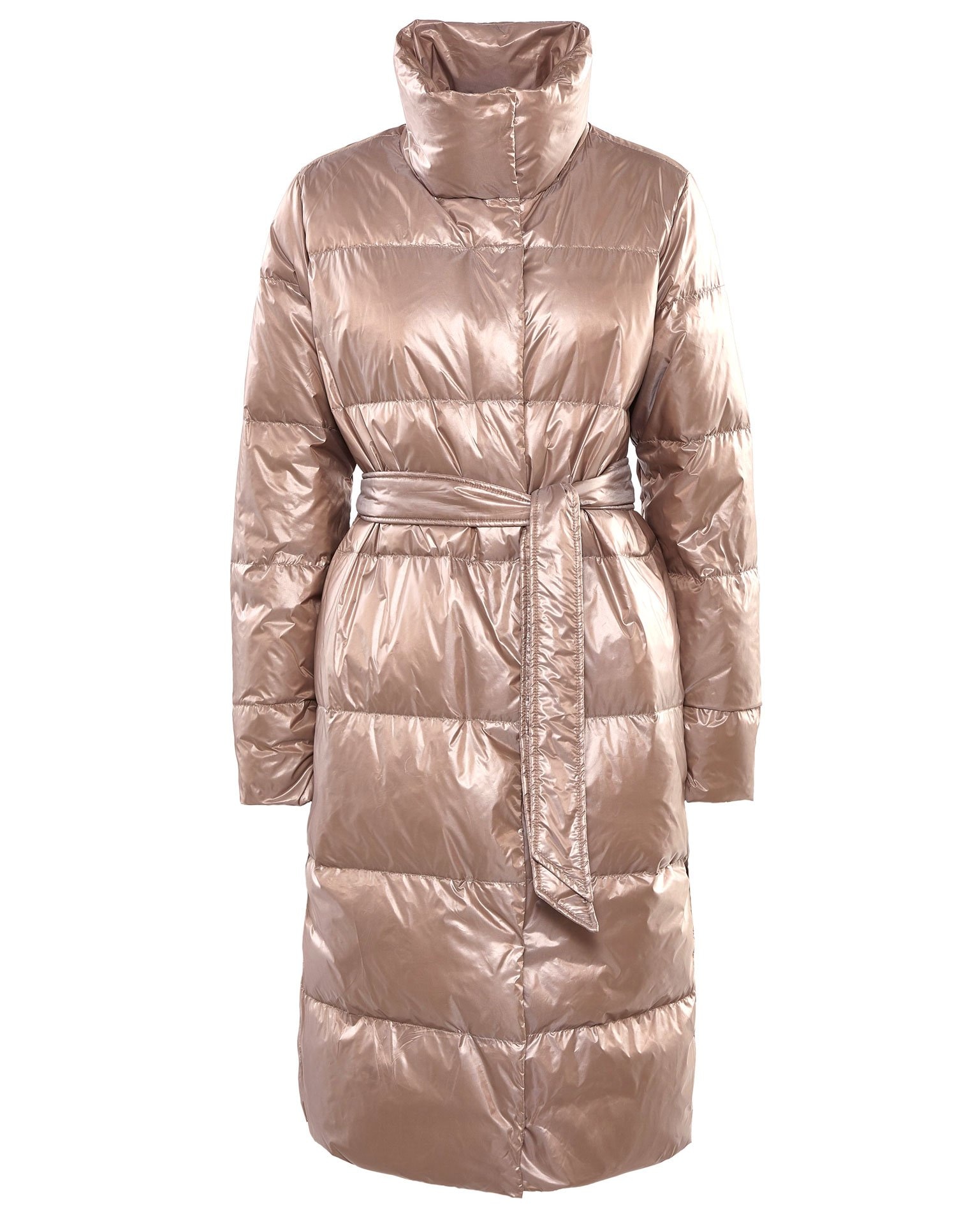 Стёганное утепленное пальто