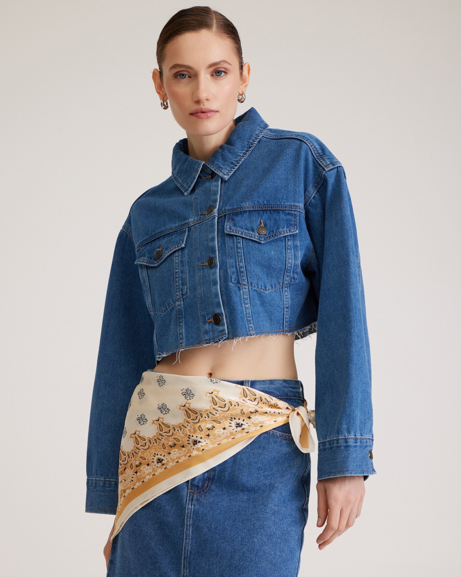 Платок с принтом