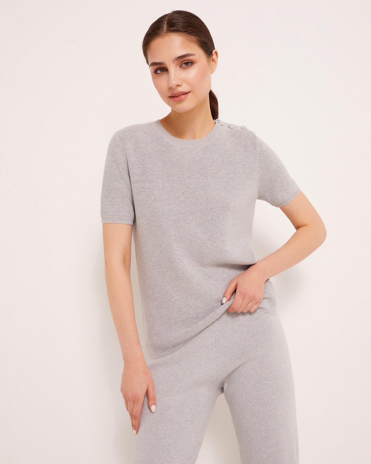 Костюм из хлопка и кашемира