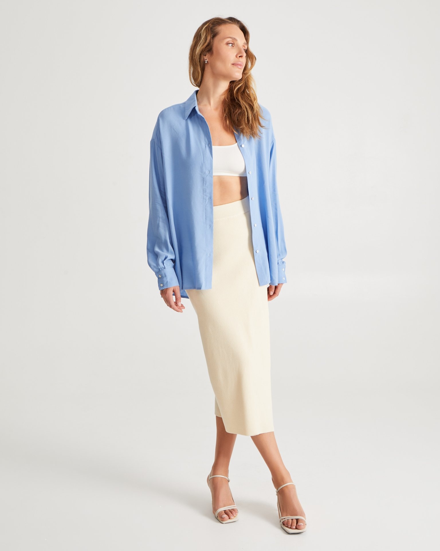 Рубашка свободного кроя