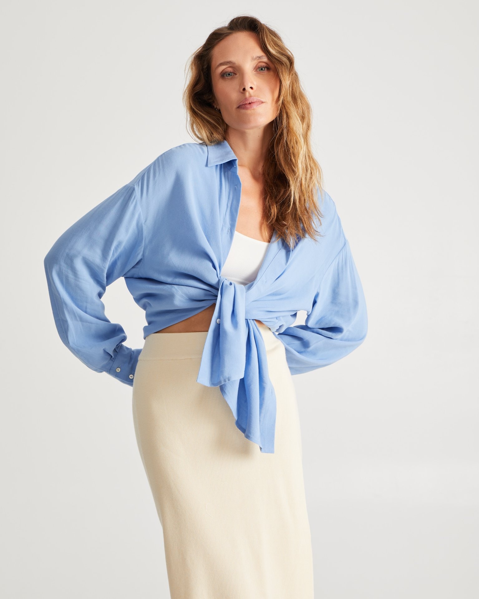 Рубашка свободного кроя