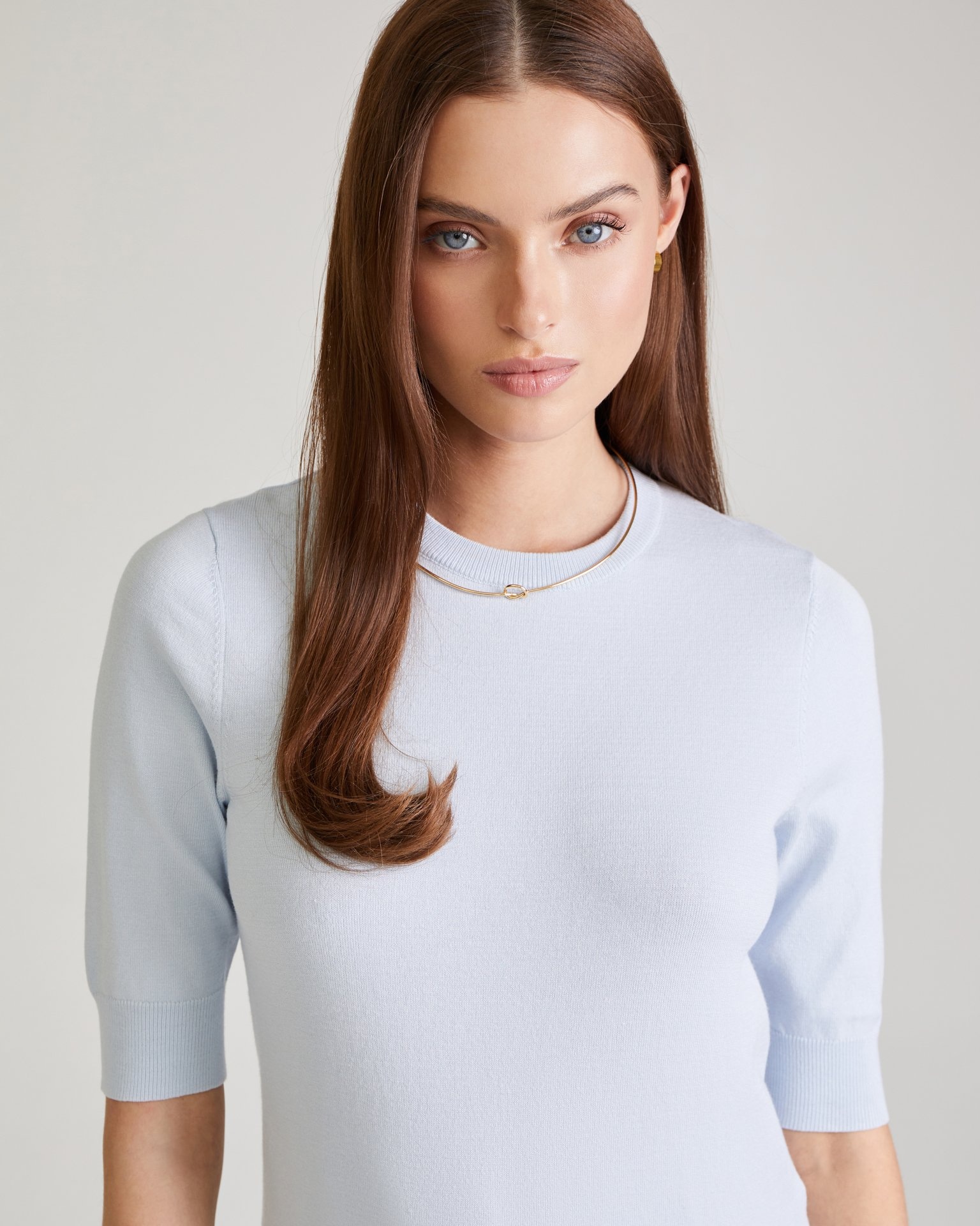 Джемпер с короткими рукавами