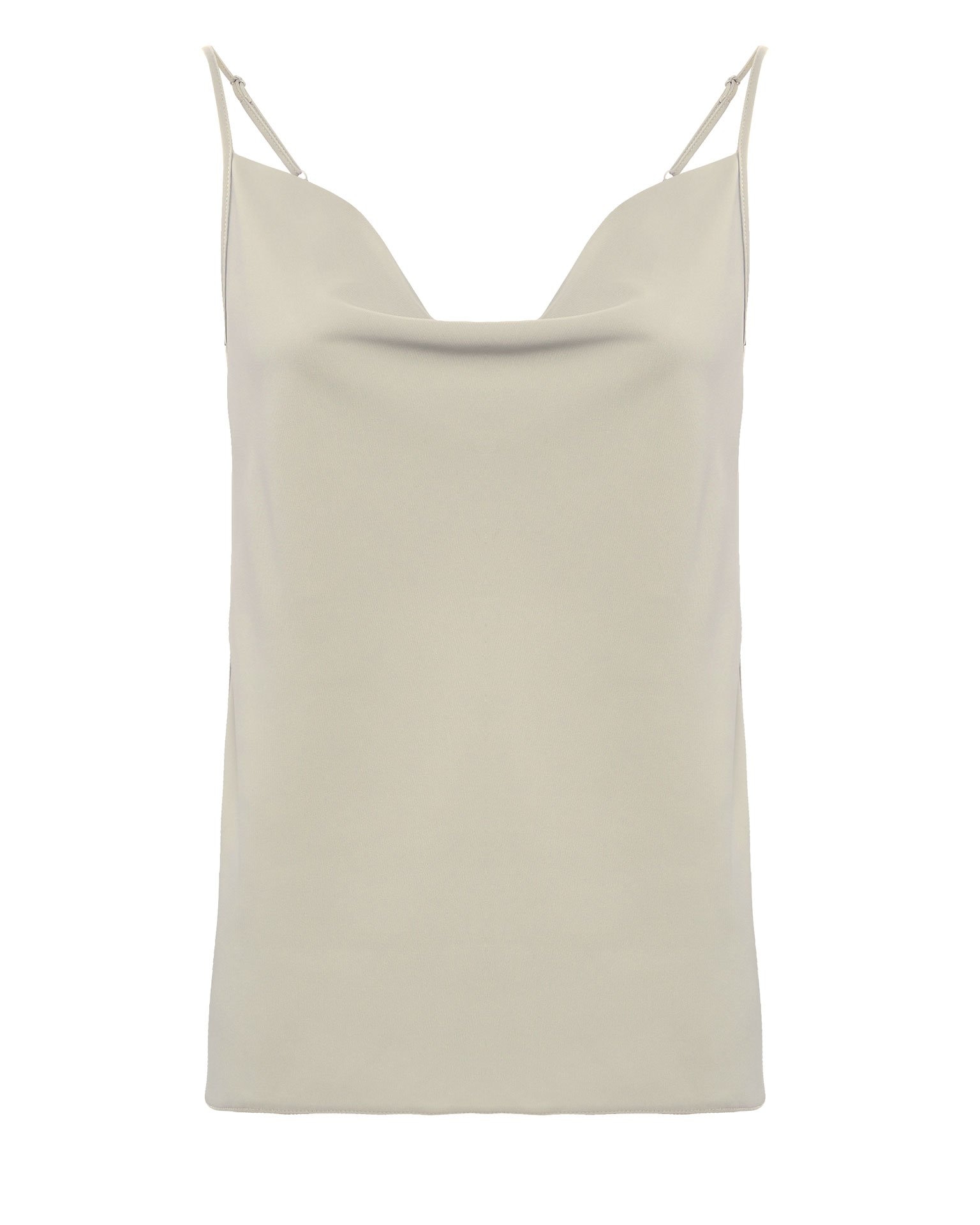 Топ на бретелях оливкового оттенка