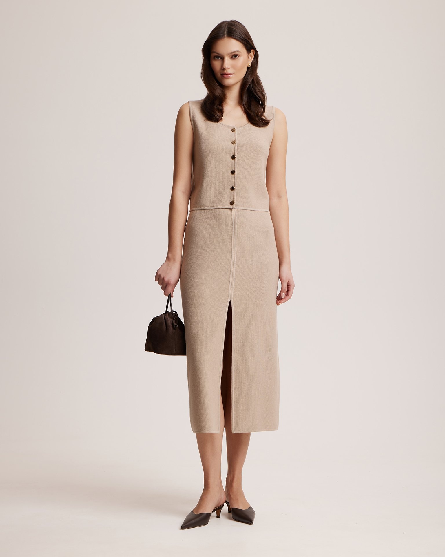 Однотонная юбка